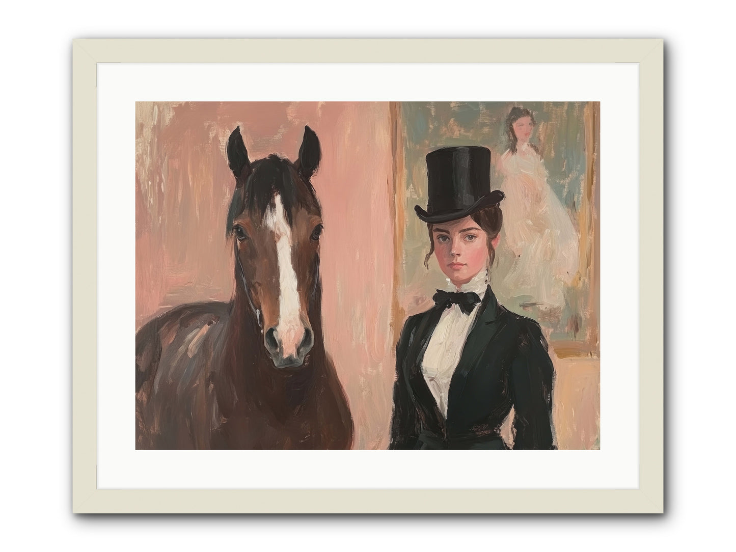 Midnight Wonder -- Framed Print - White 24x18