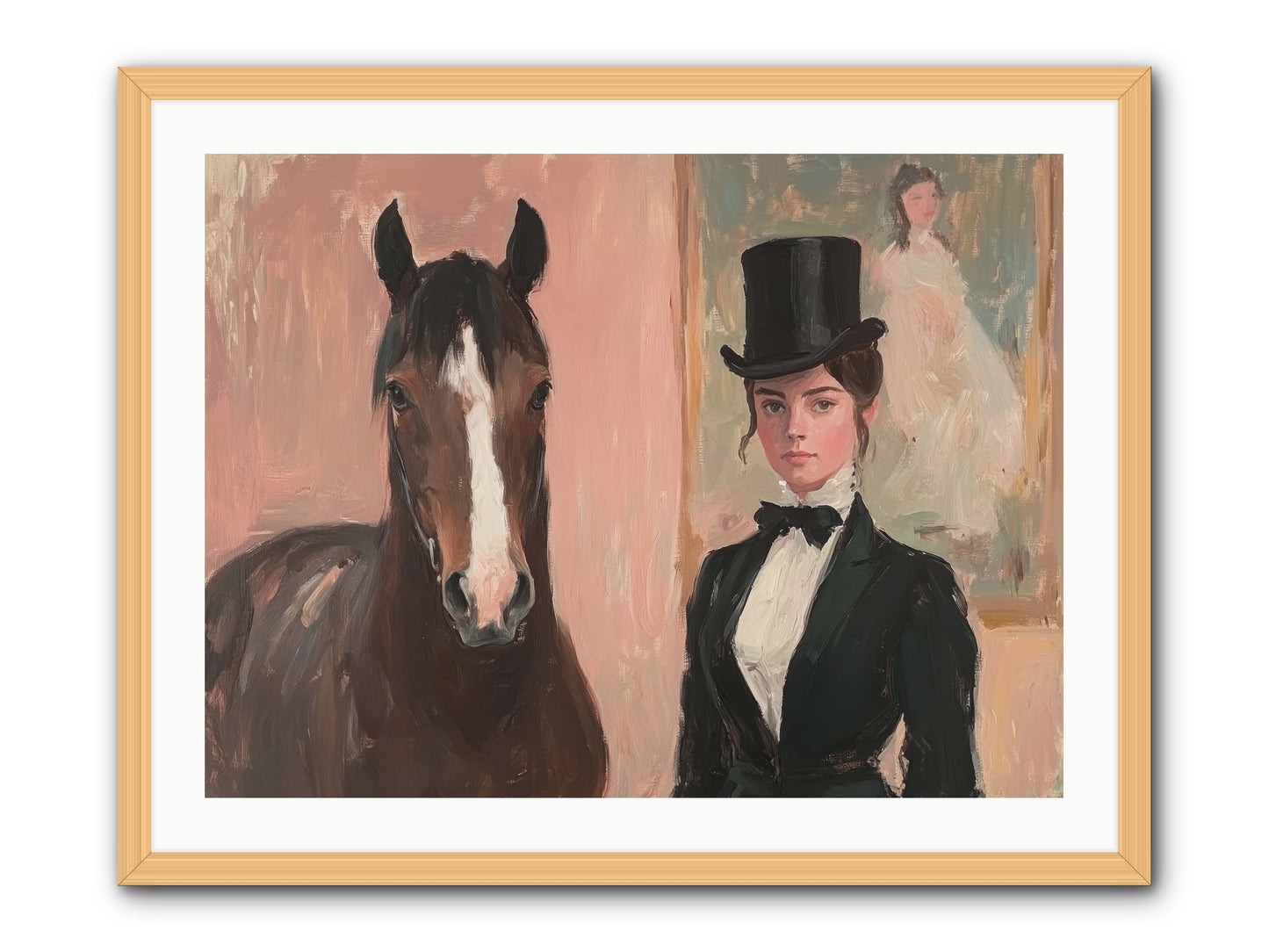 Midnight Wonder -- Framed Print - Natural 32x24