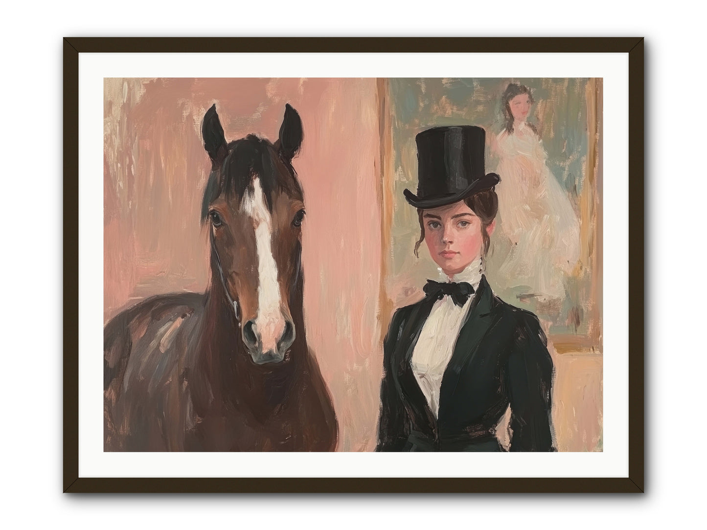 Midnight Wonder -- Framed Print - Black 40x30