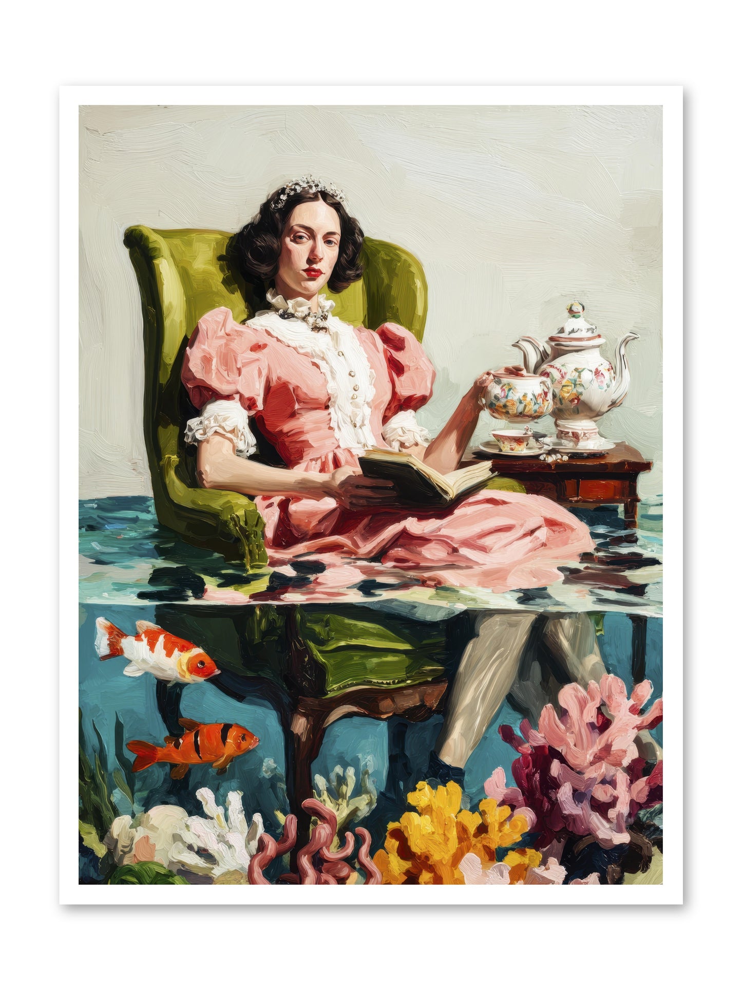 Midnight at Marguerite’s -- Loose Canvas Print 30x40