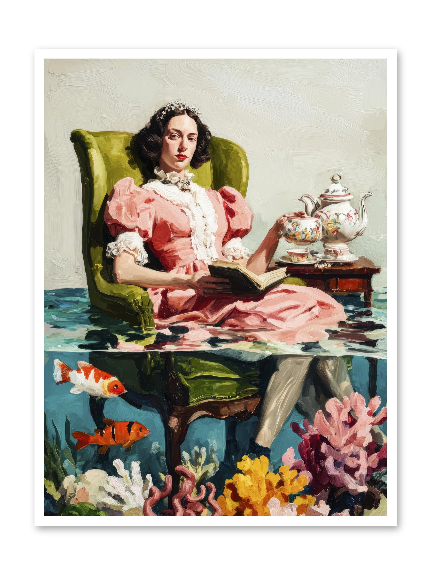 Midnight at Marguerite’s -- Loose Canvas Print 36x48