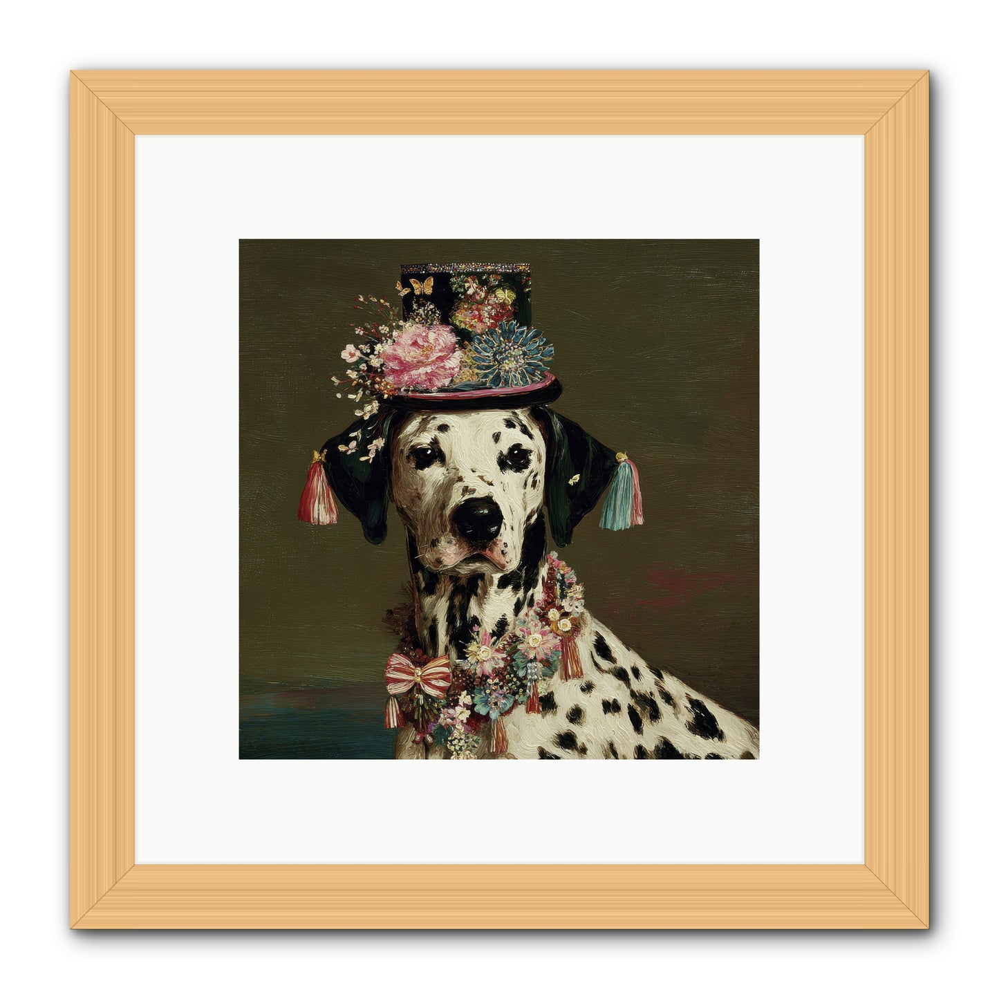Midnight’s Promise -- Framed Print - Natural 10x10