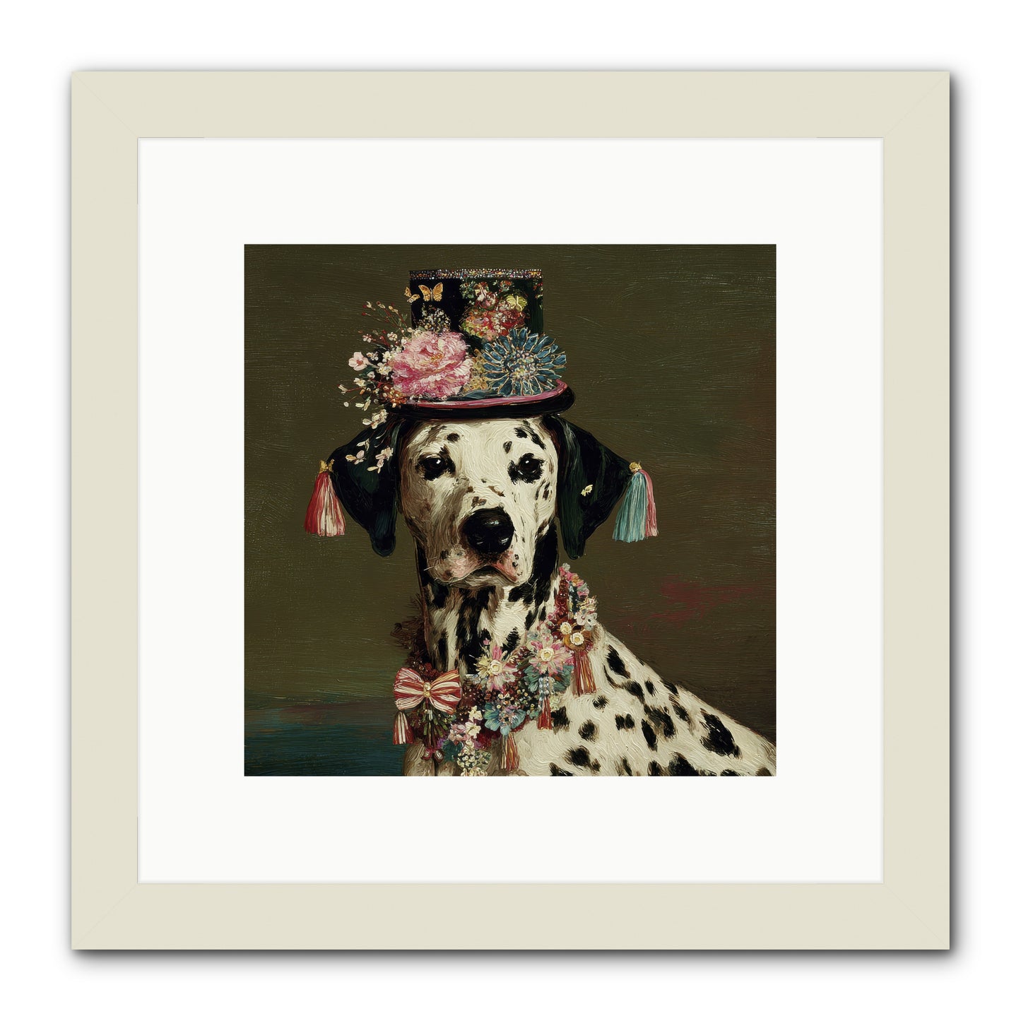 Midnight’s Promise -- Framed Print - White 10x10