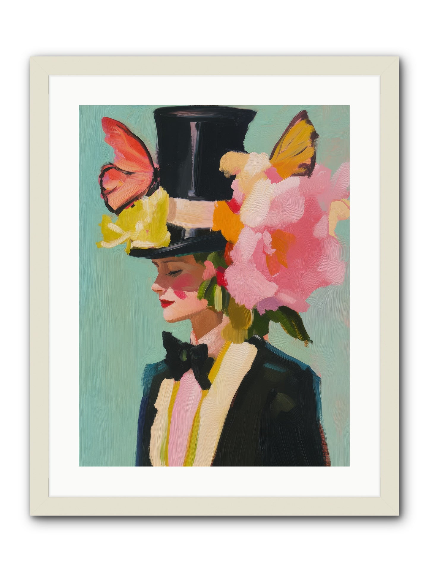 Midnight's Top EdgeRez2 -- Framed Print - White 18x24