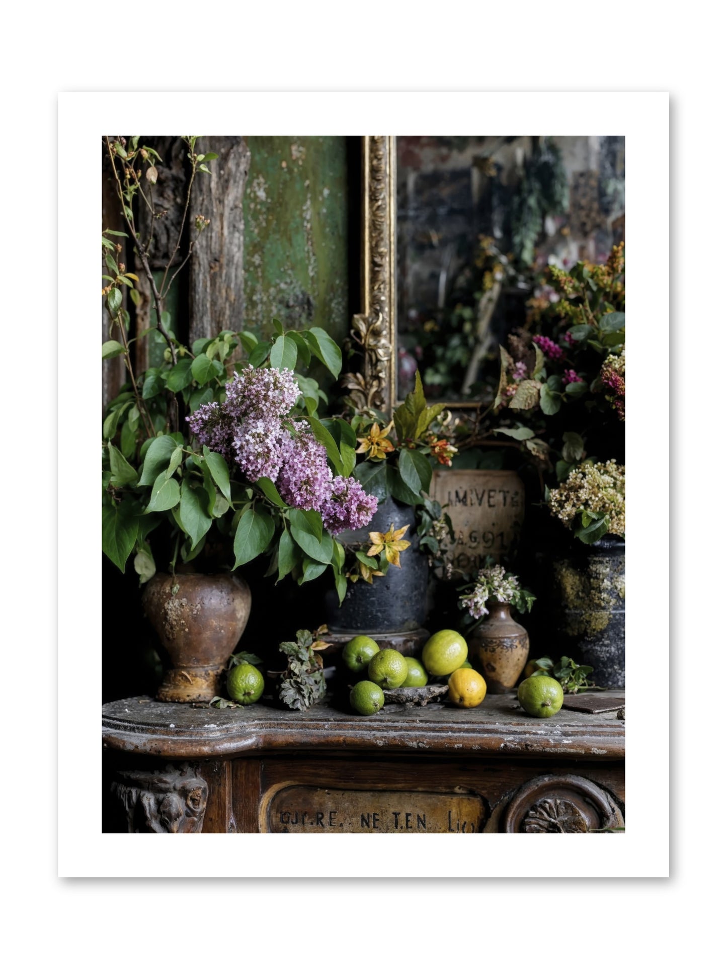 Midsummer's Garden Scheme -- Paper Print 12x16