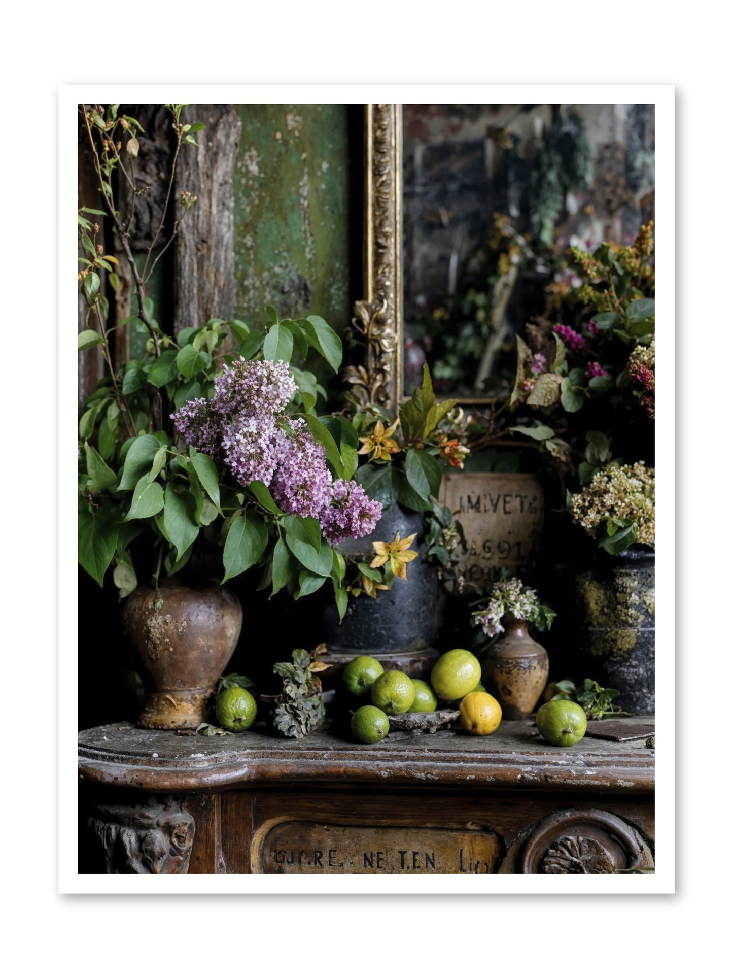 Midsummer's Garden Scheme -- Paper Print 30x40
