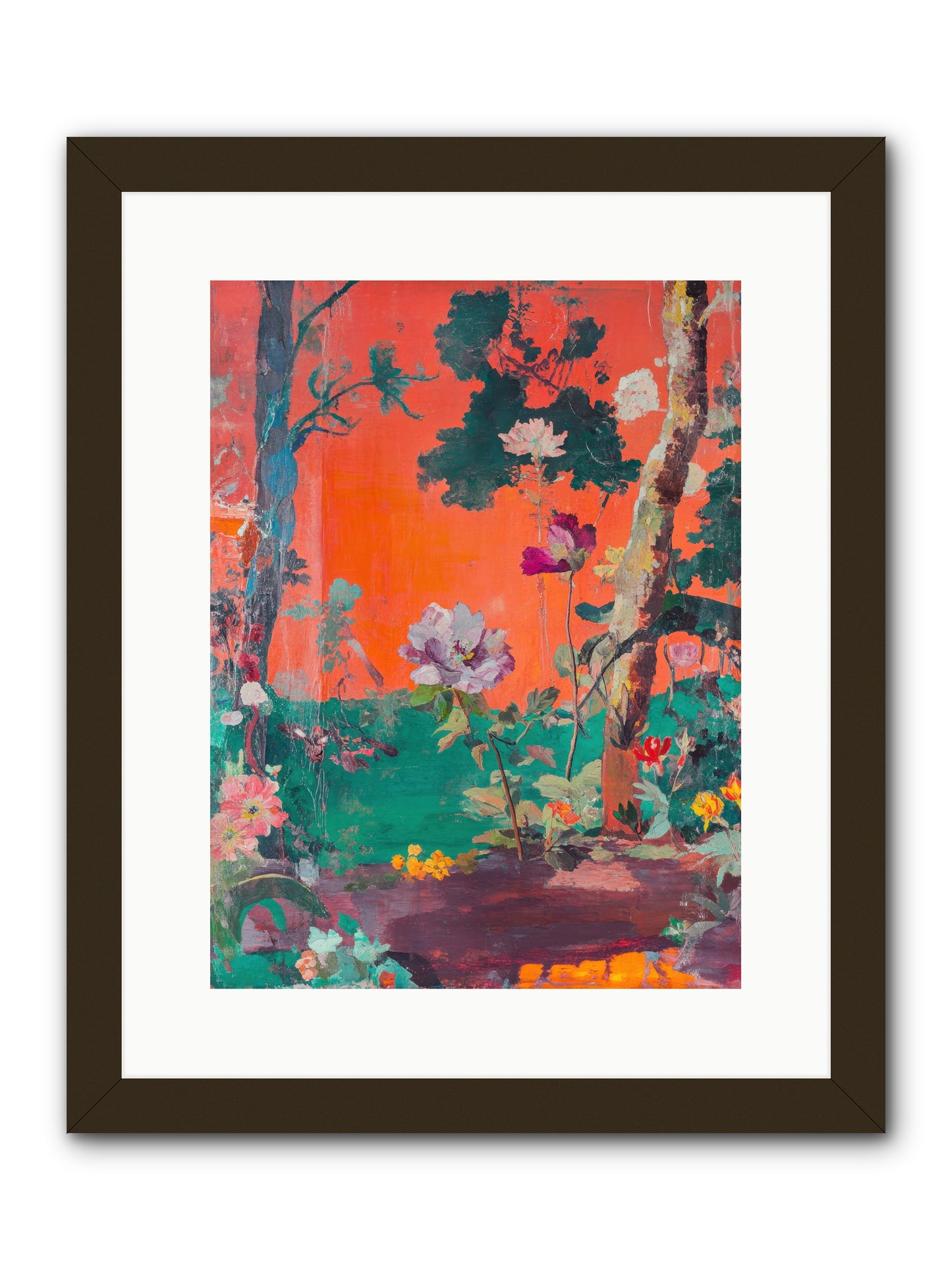 Midsummer's Verdancy -- Framed Print - Black 12x16
