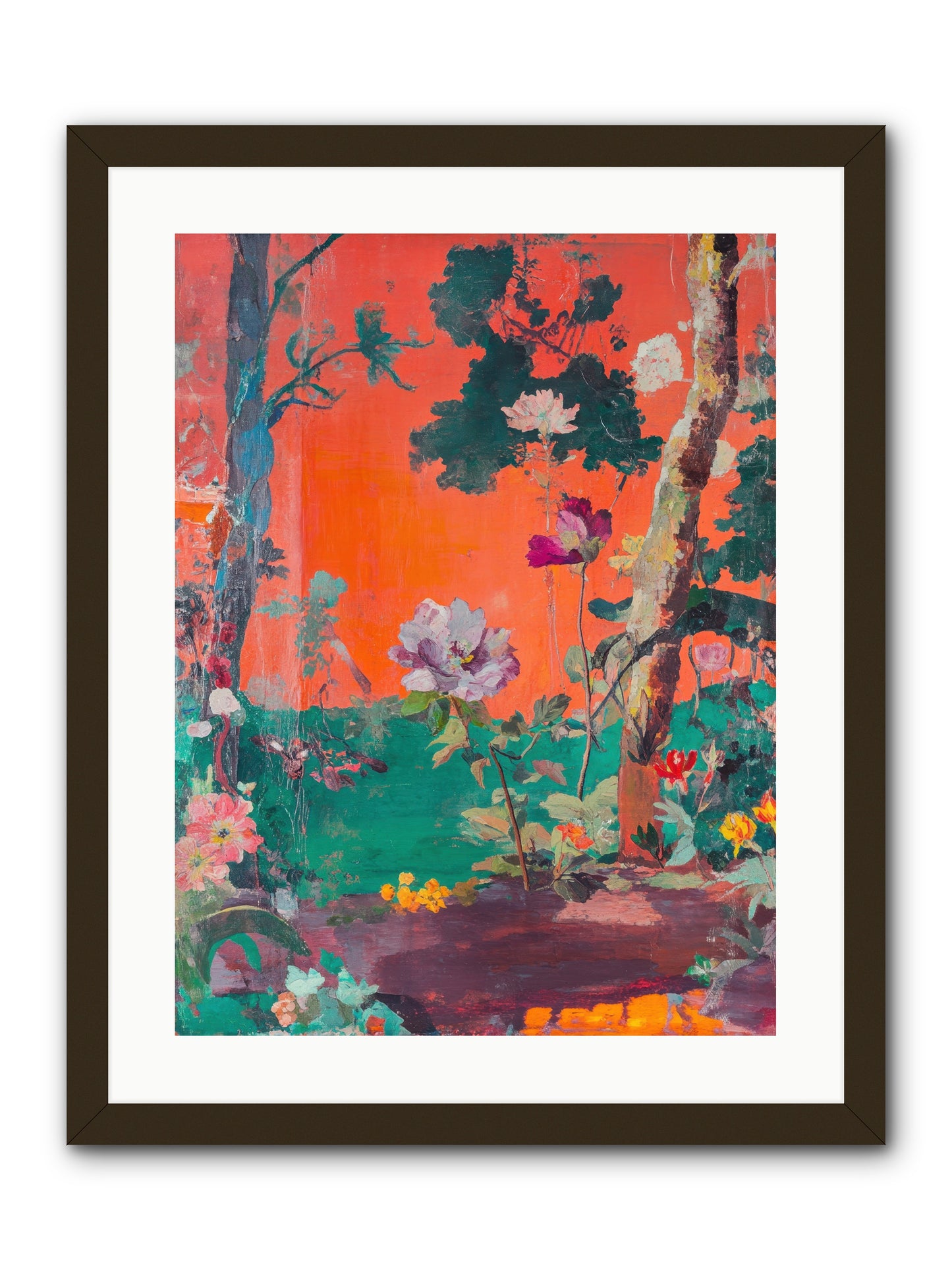 Midsummer's Verdancy -- Framed Print - Black 18x24