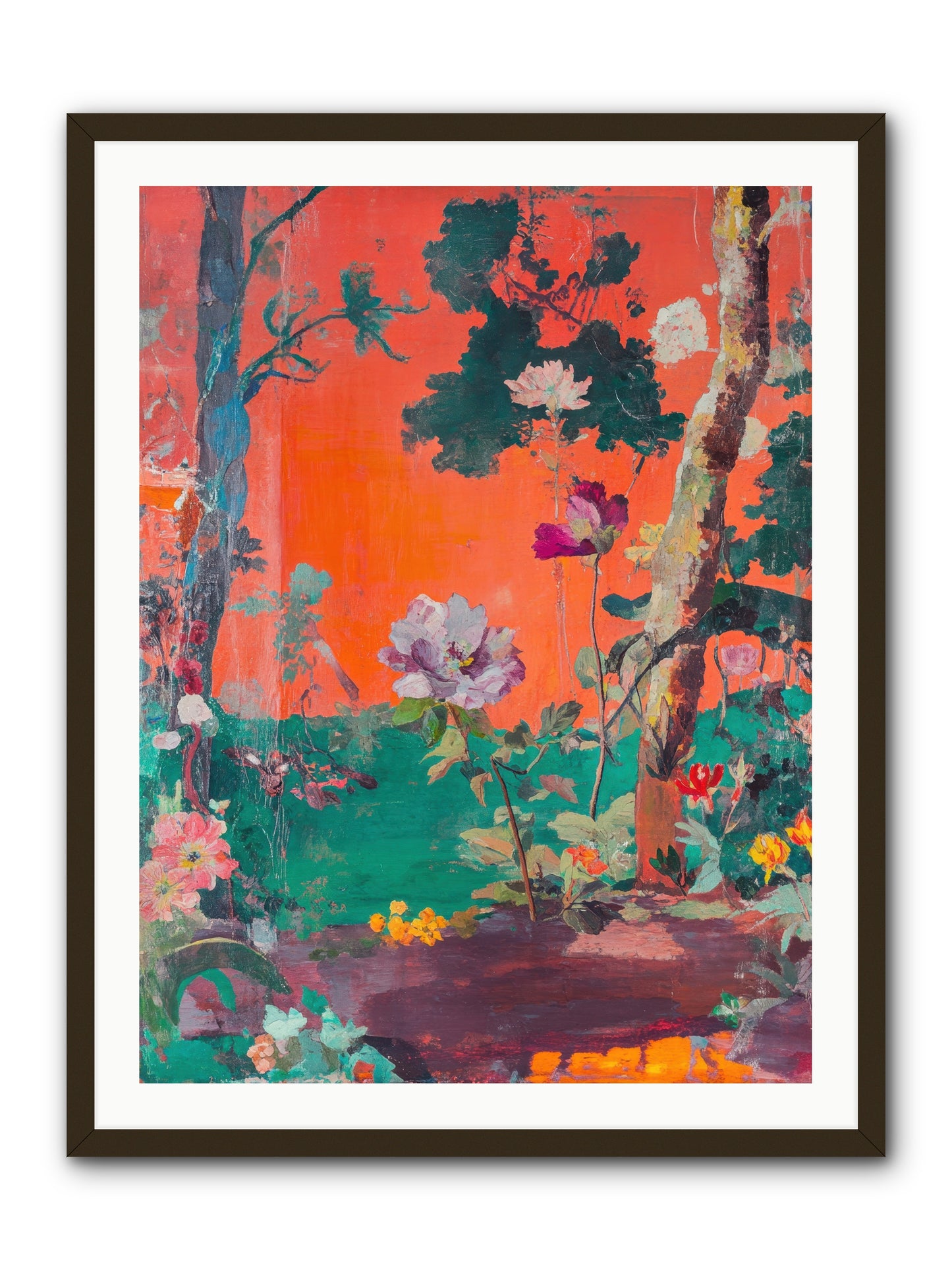 Midsummer's Verdancy -- Framed Print - Black 30x40