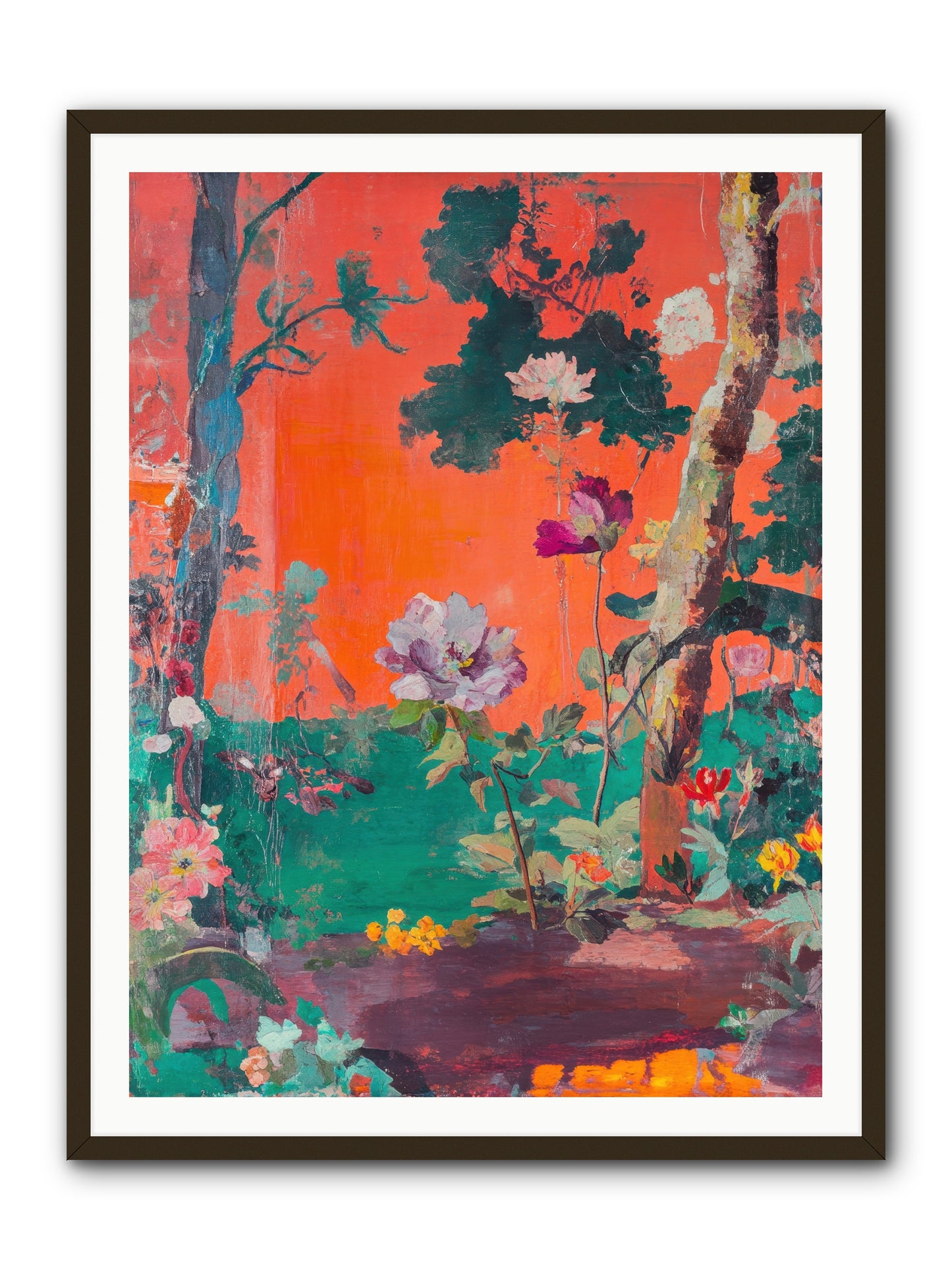 Midsummer's Verdancy -- Framed Print - Black 36x48