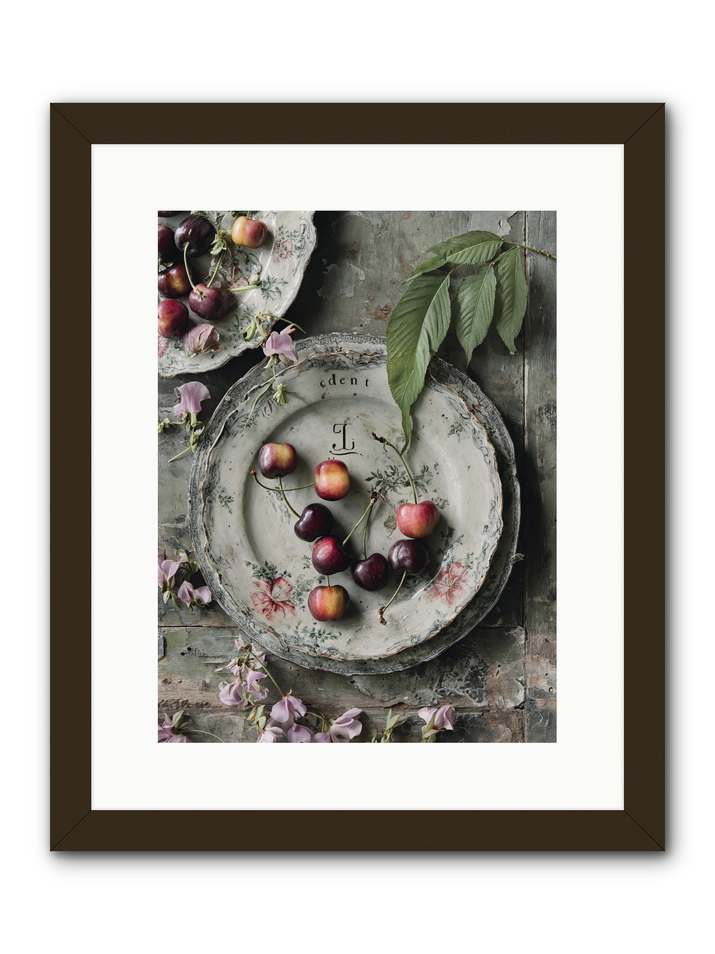 Mignonette -- Framed Print - Black 12x16
