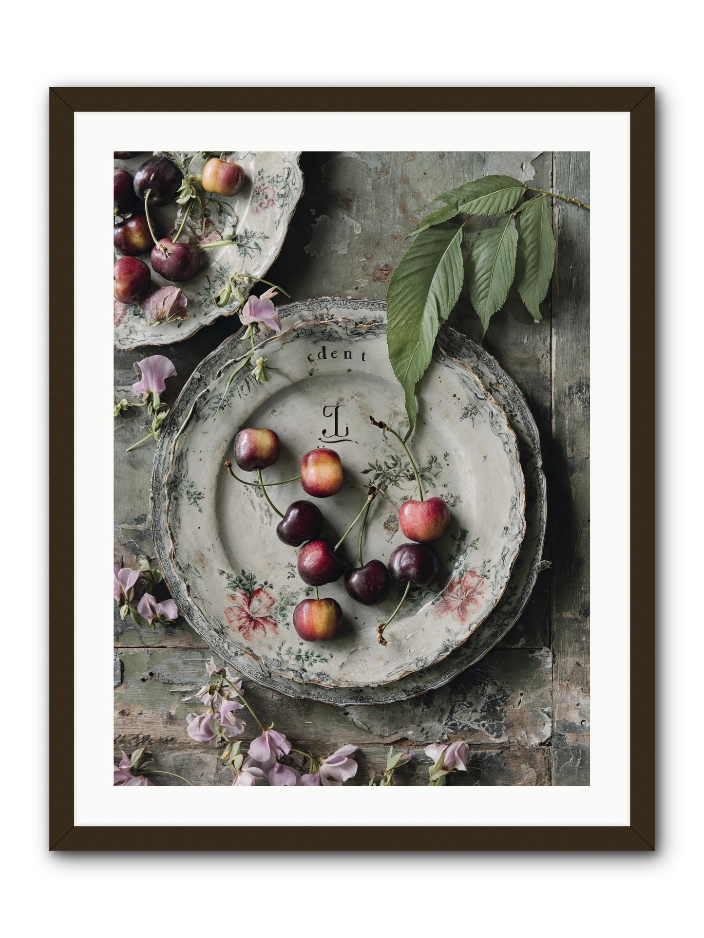 Mignonette -- Framed Print - Black 24x32