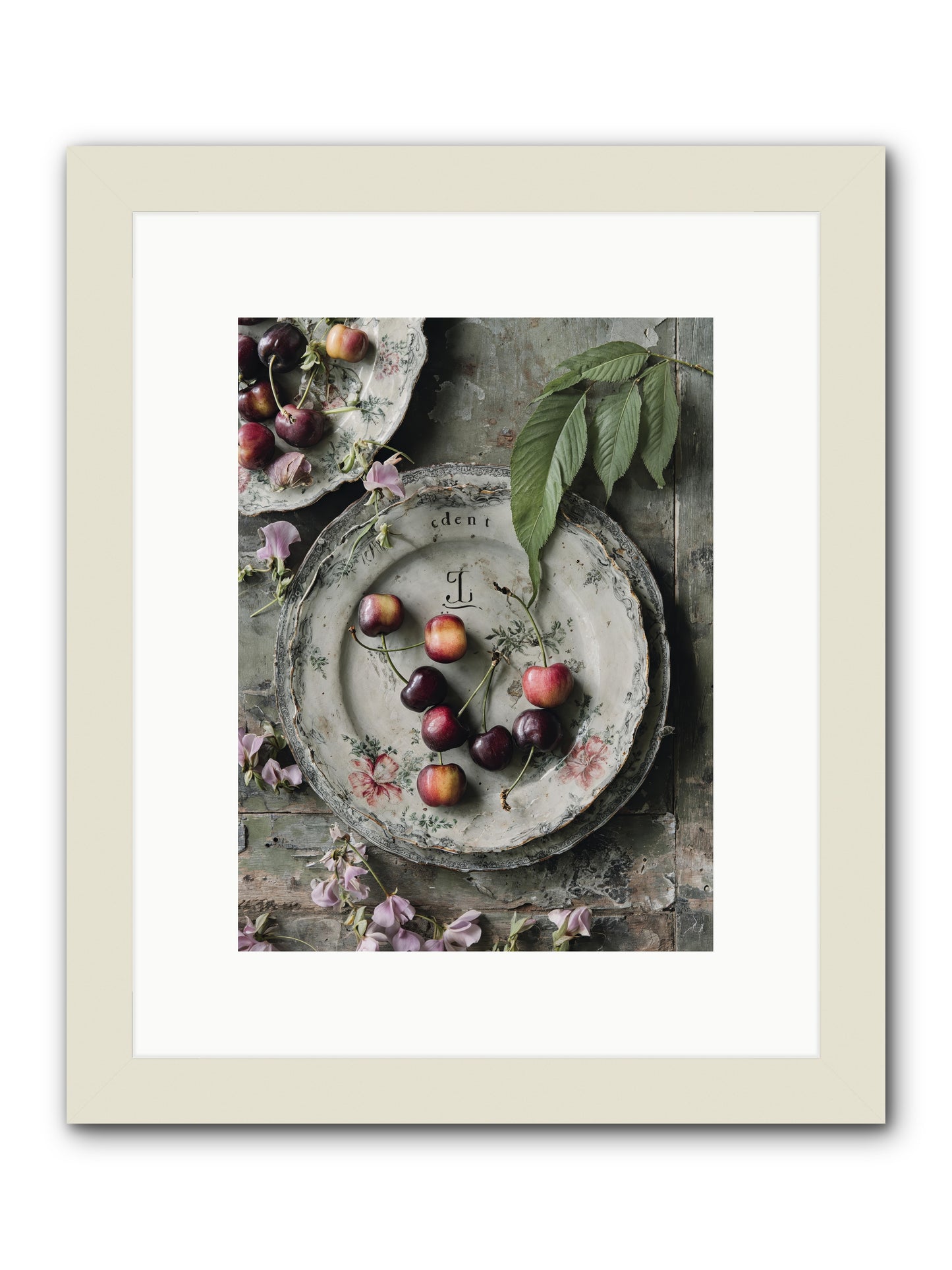 Mignonette -- Framed Print - White 9x12