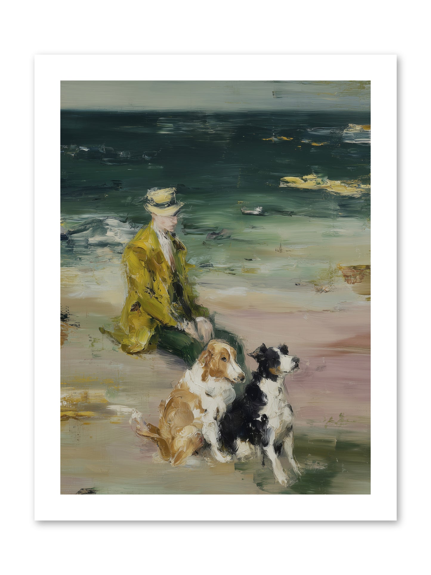 Miles of Conversation -- Loose Canvas Print 12x16