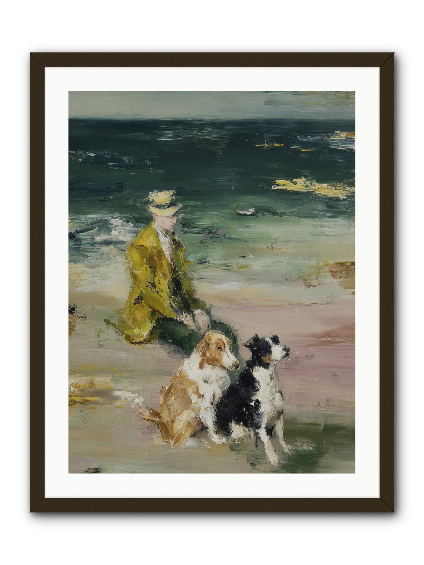 Miles of Conversation -- Framed Print - Black 24x32