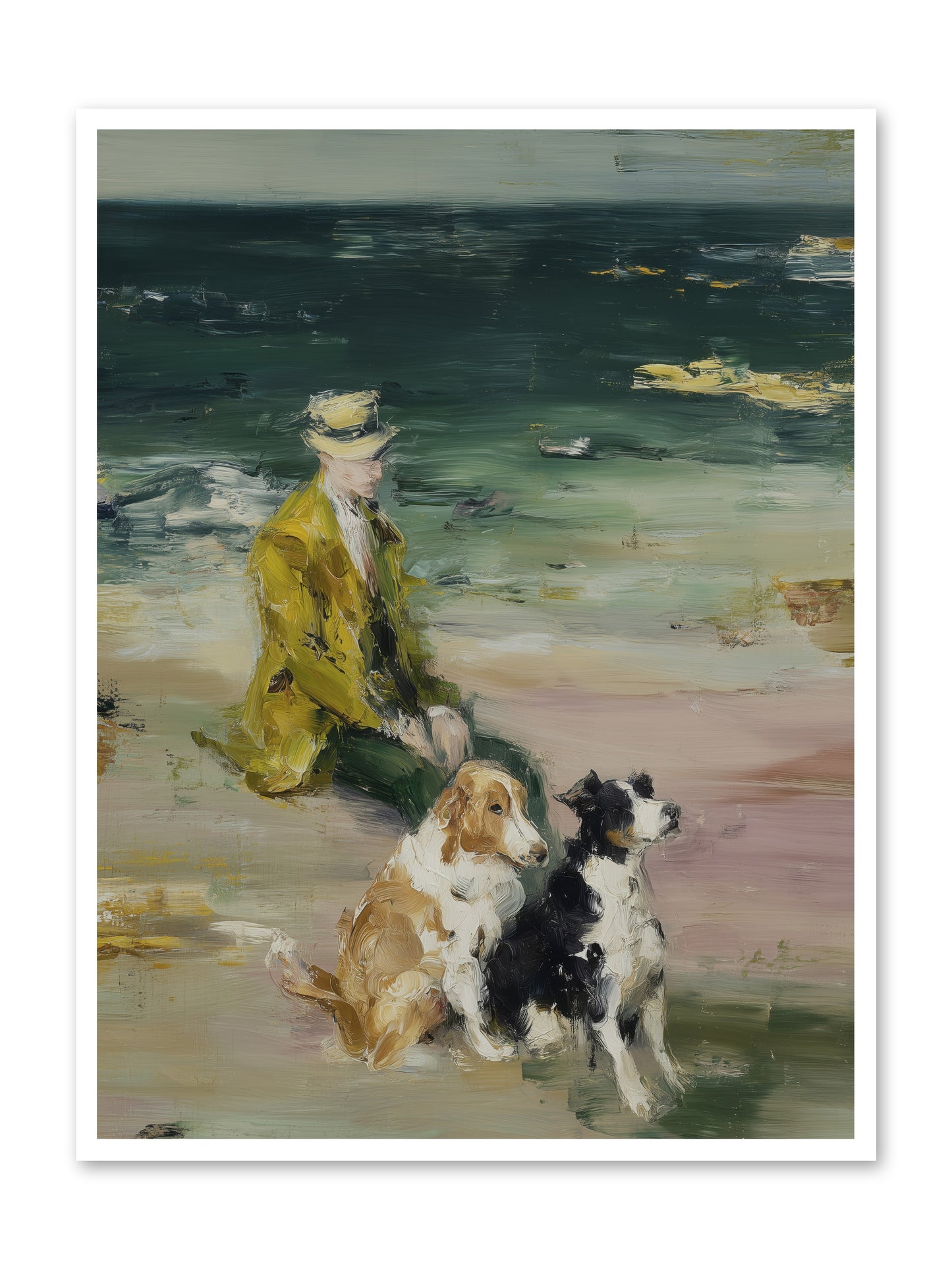 Miles of Conversation -- Loose Canvas Print 36x48