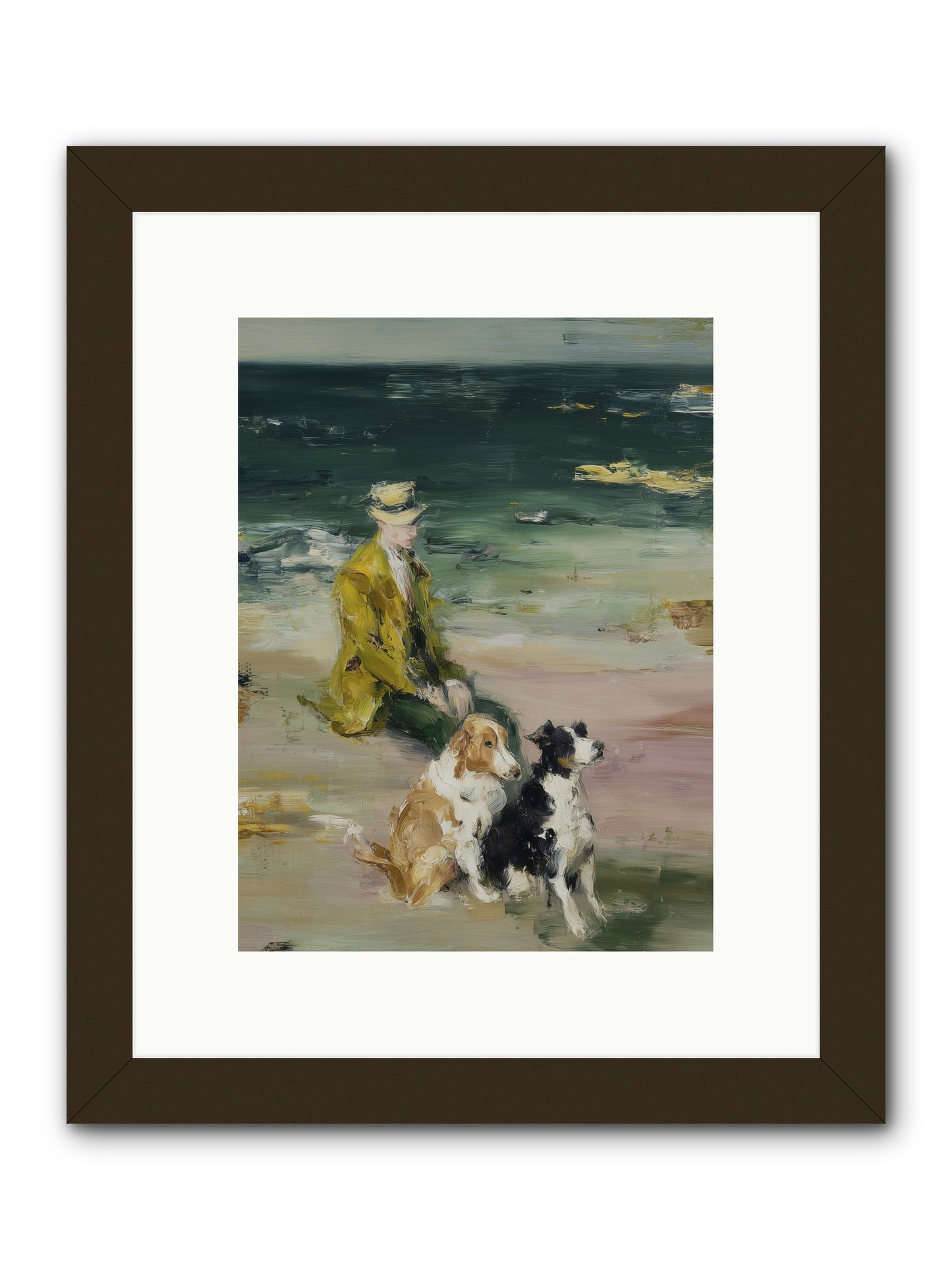 Miles of Conversation -- Framed Print - Black 9x12