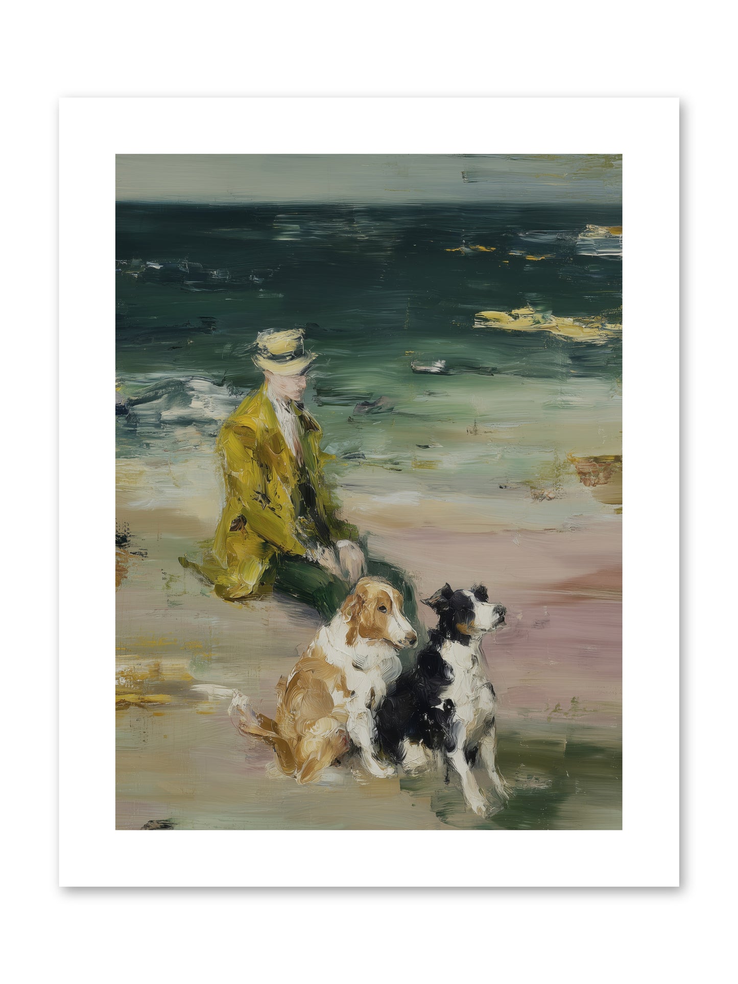 Miles of Conversation -- Loose Canvas Print 9x12
