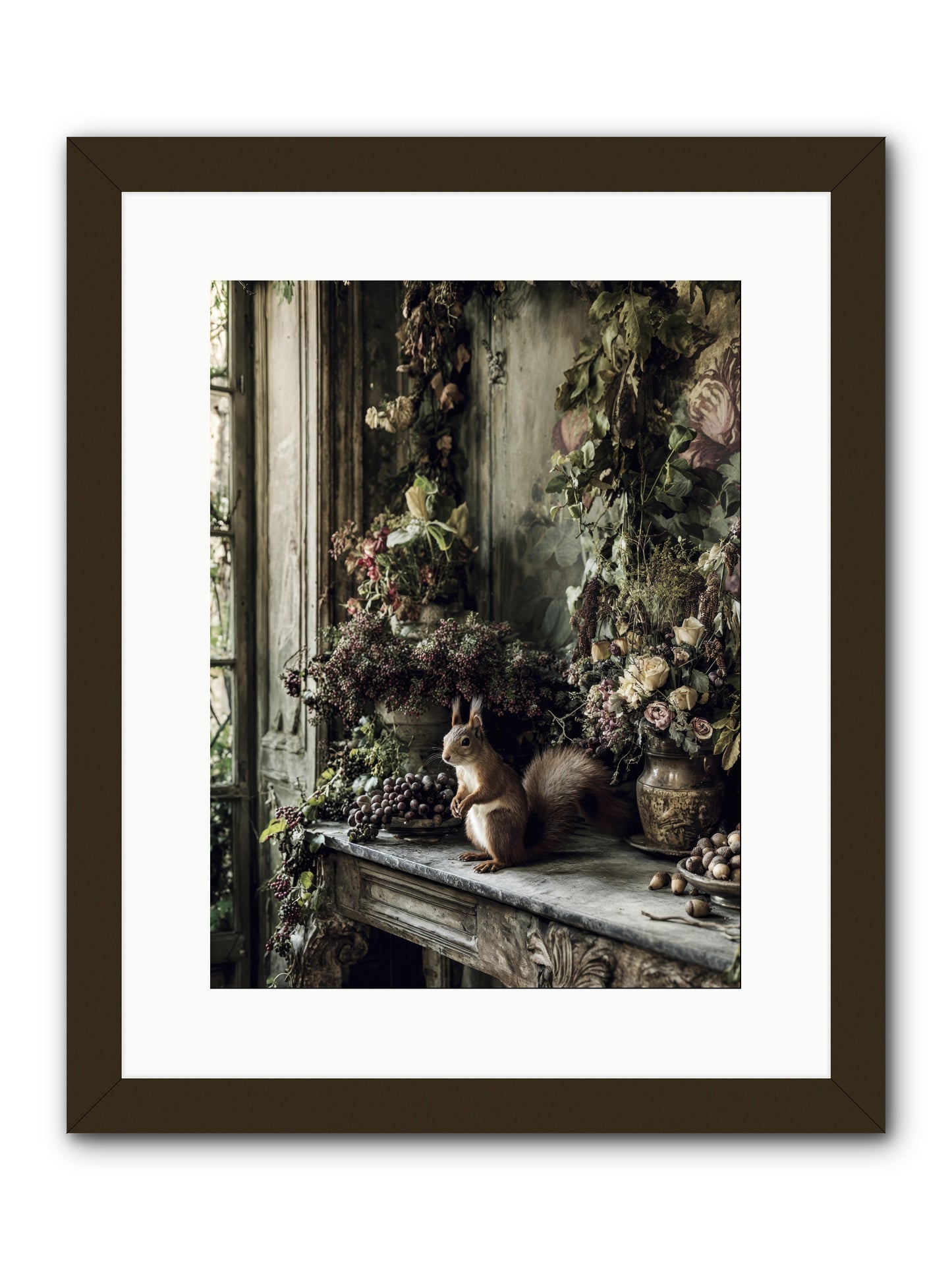 Millie -- Framed Print - Black 12x16
