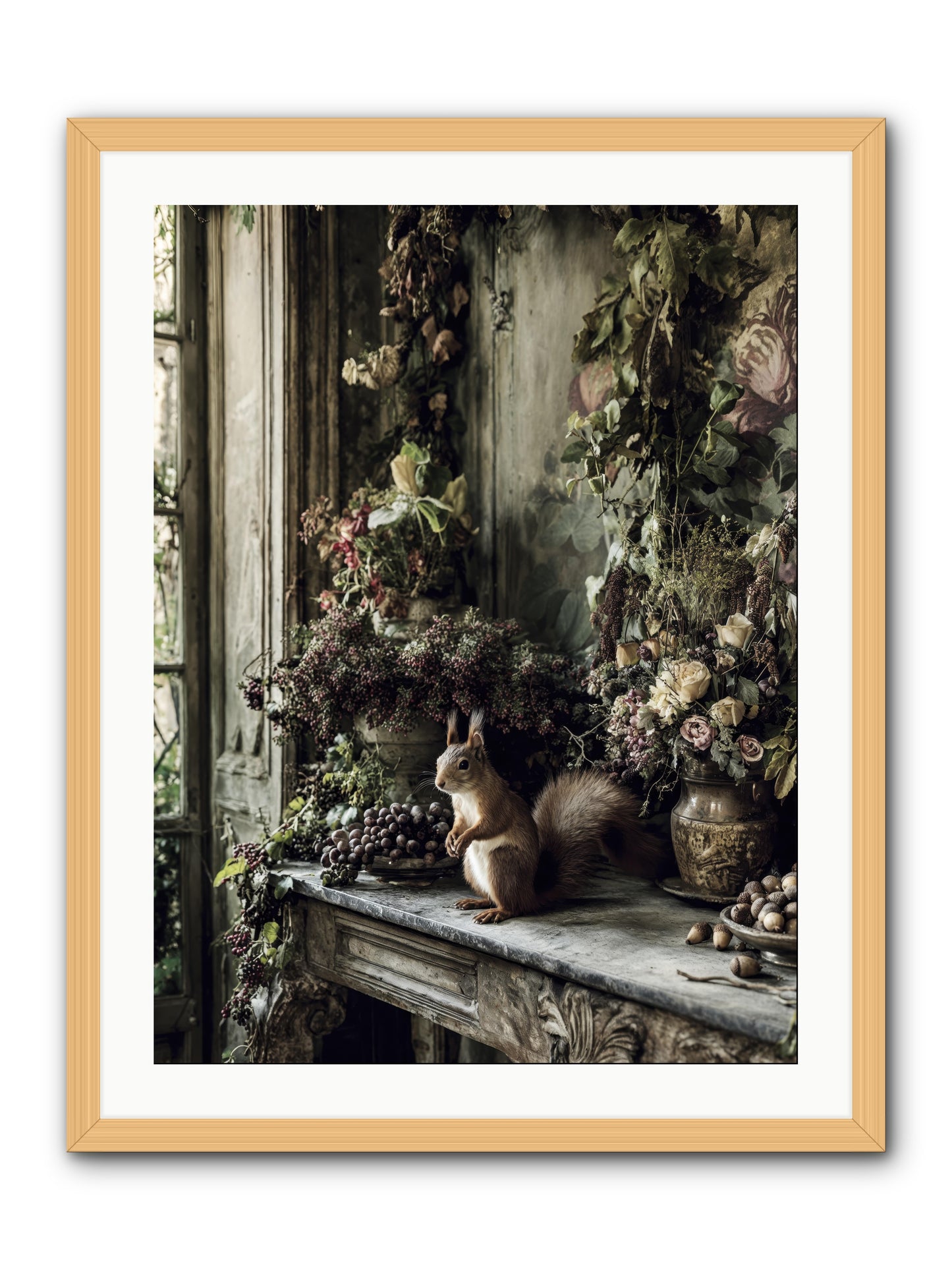 Millie -- Framed Print - Natural 24x32