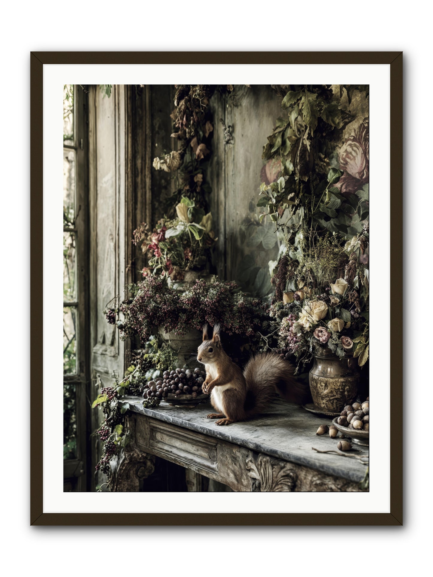 Millie -- Framed Print - Black 30x40