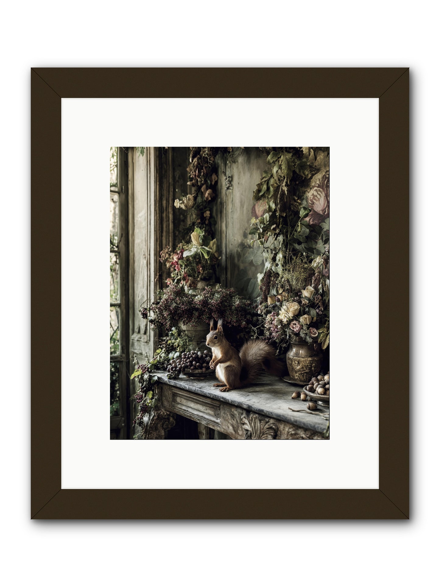 Millie -- Framed Print - Black 9x12