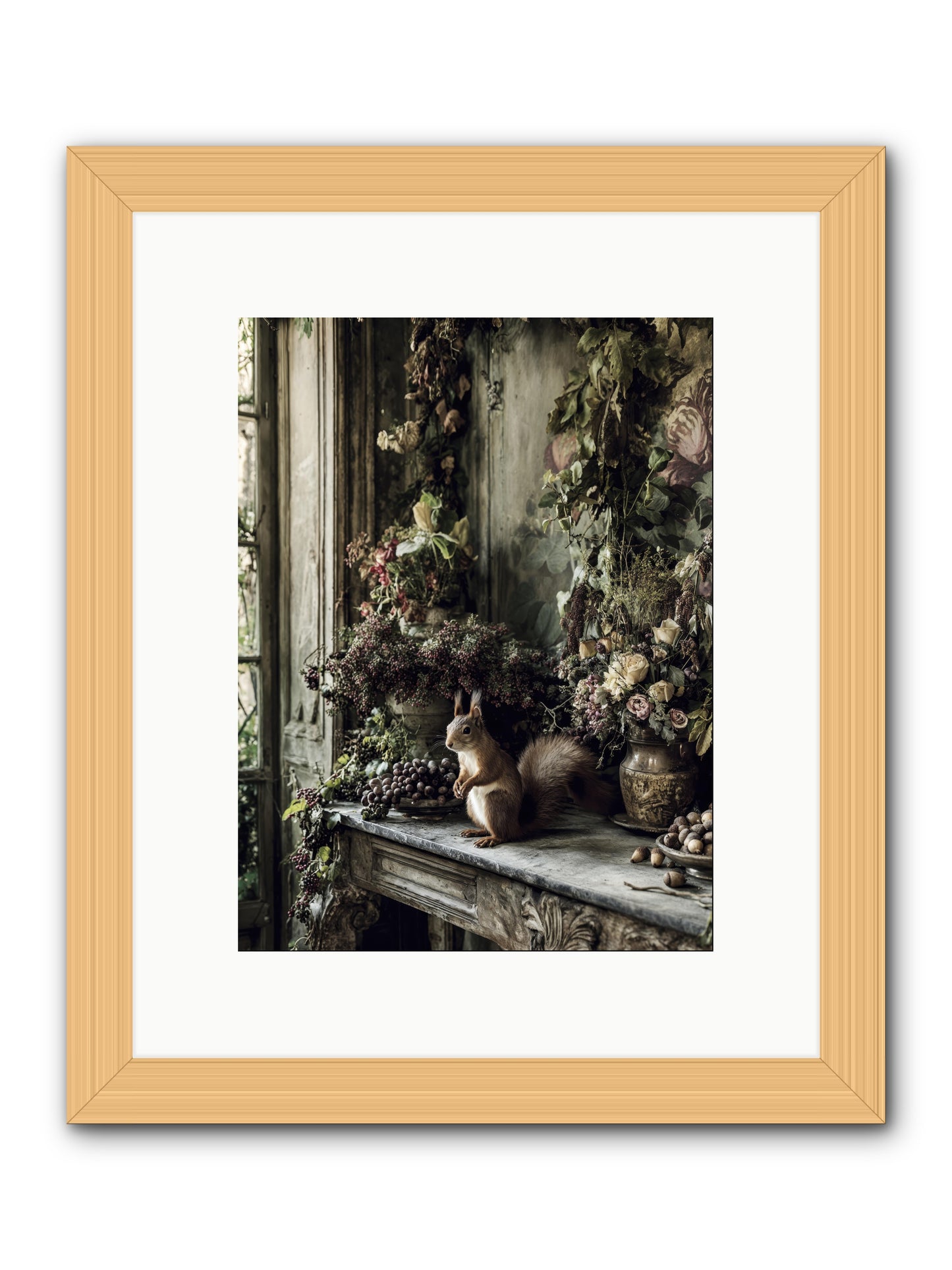Millie -- Framed Print - Natural 9x12