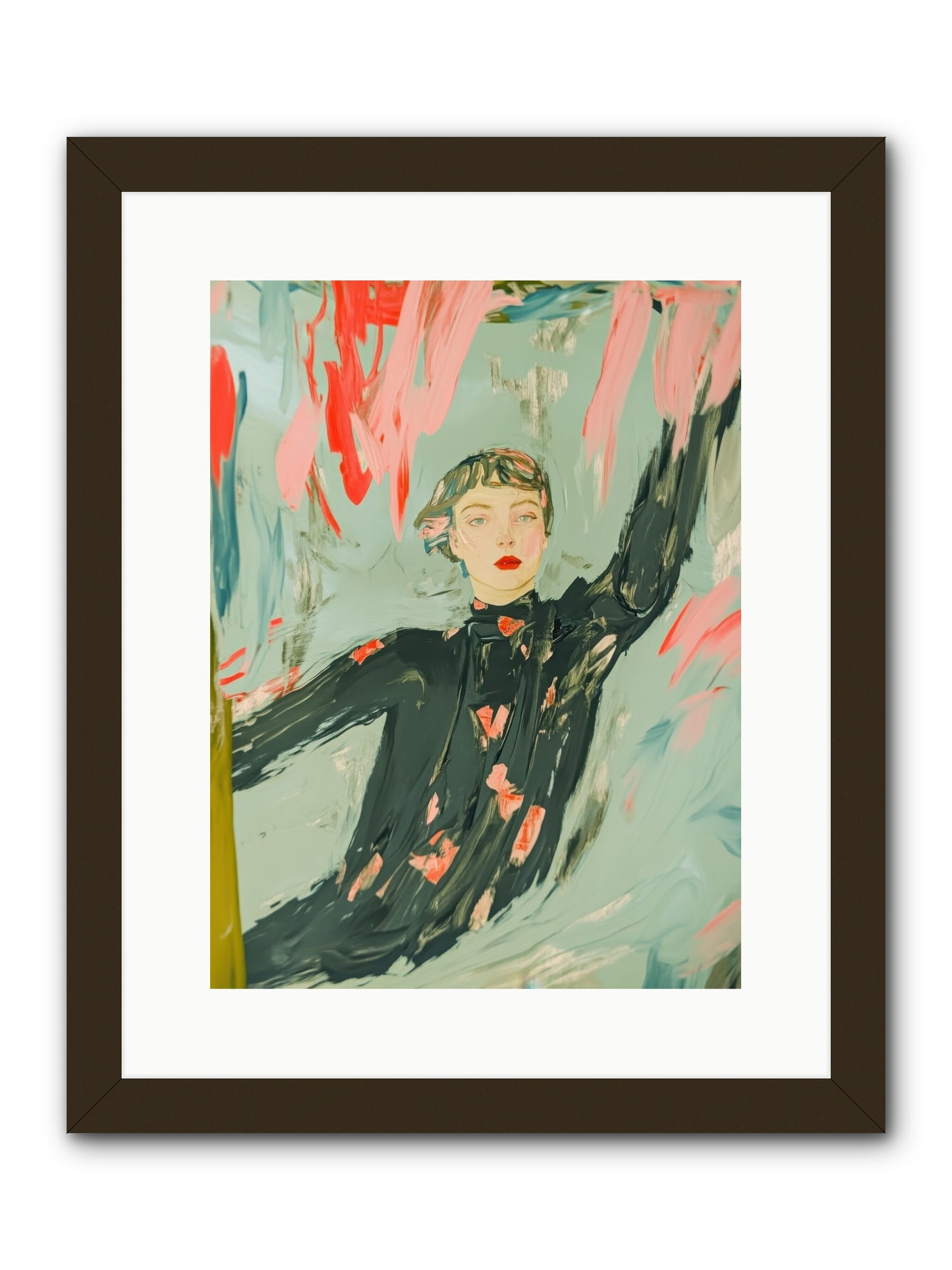 Mind's Quiet Gallery -- Framed Print - Black 12x16