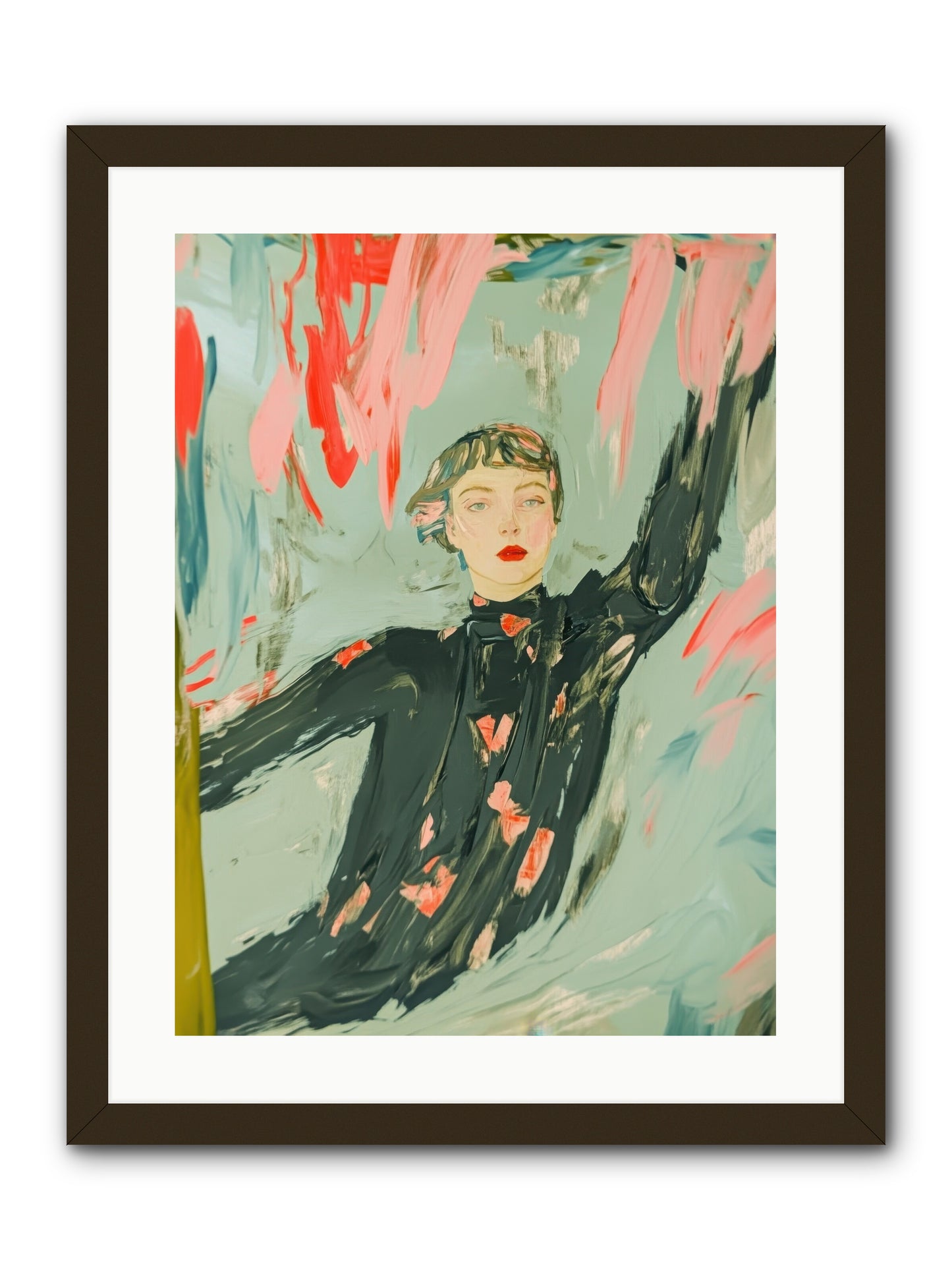 Mind's Quiet Gallery -- Framed Print - Black 18x24