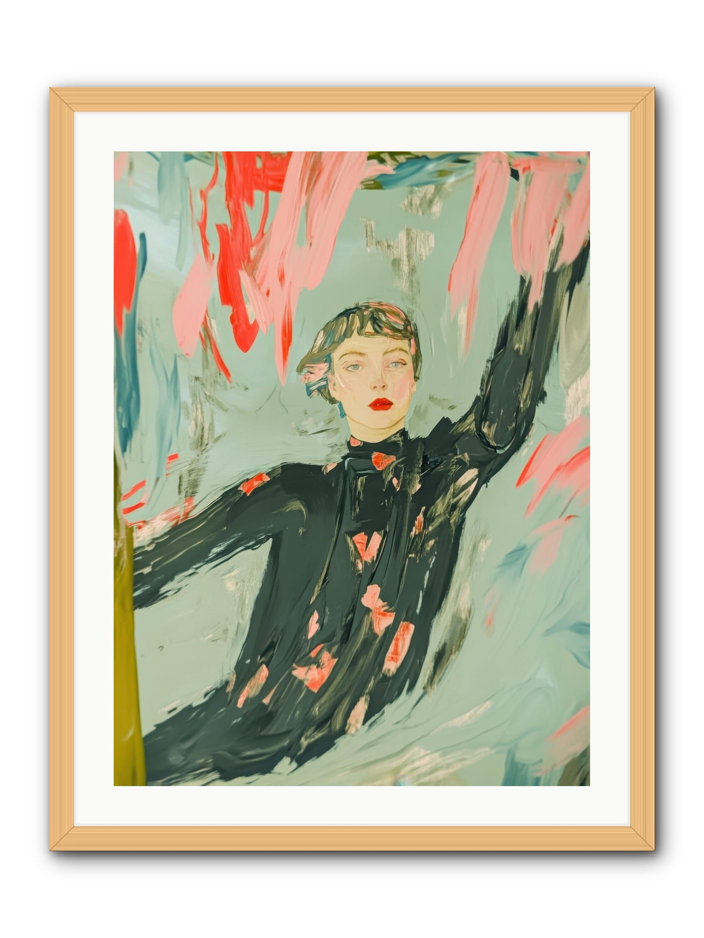 Mind's Quiet Gallery -- Framed Print - Natural 24x32