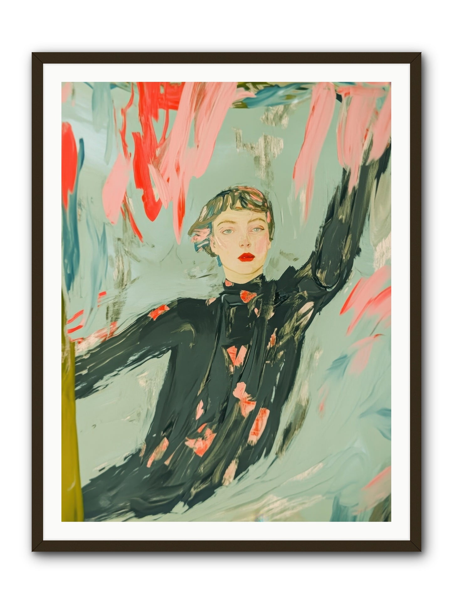Mind's Quiet Gallery -- Framed Print - Black 36x48