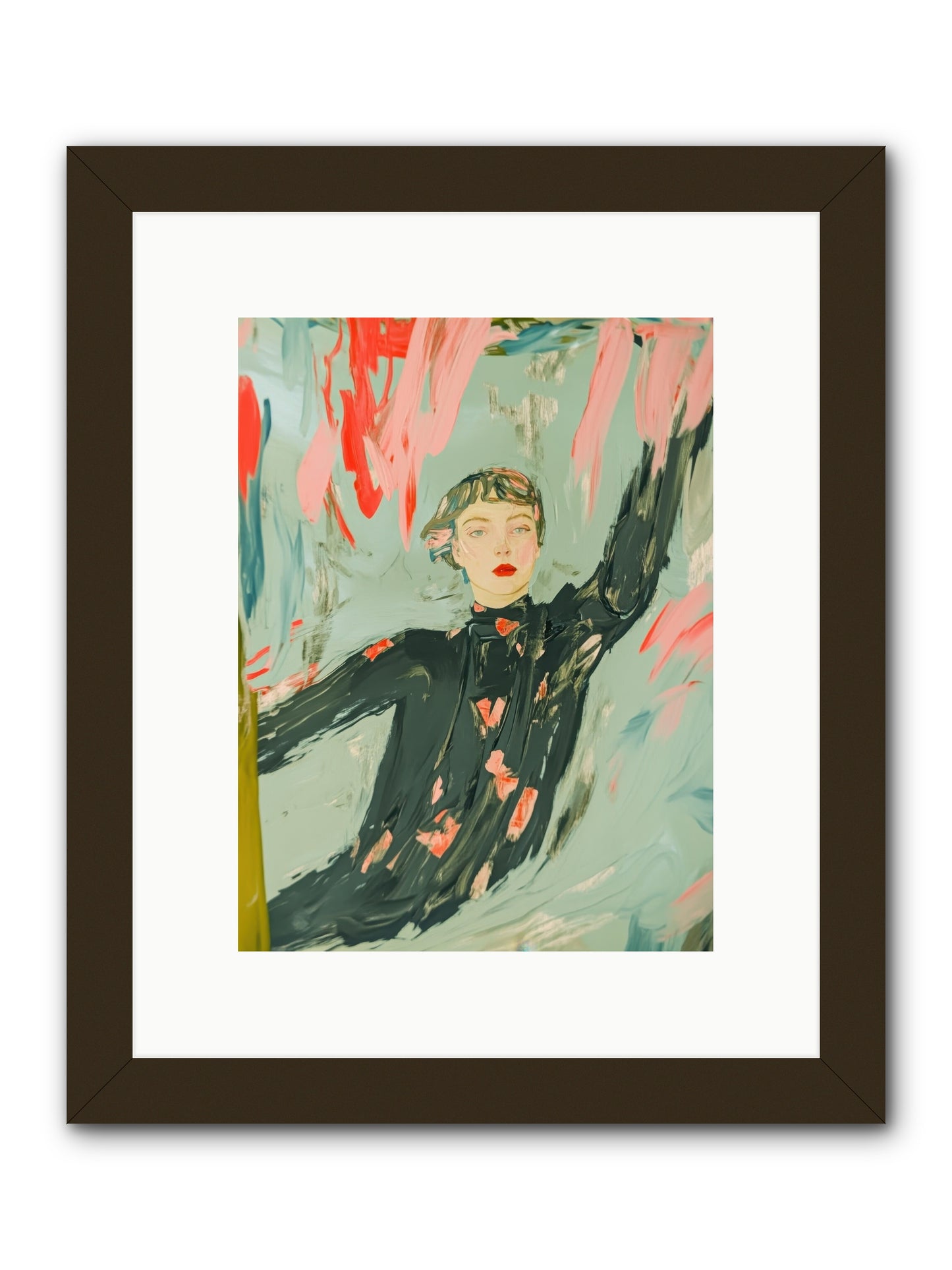 Mind's Quiet Gallery -- Framed Print - Black 9x12