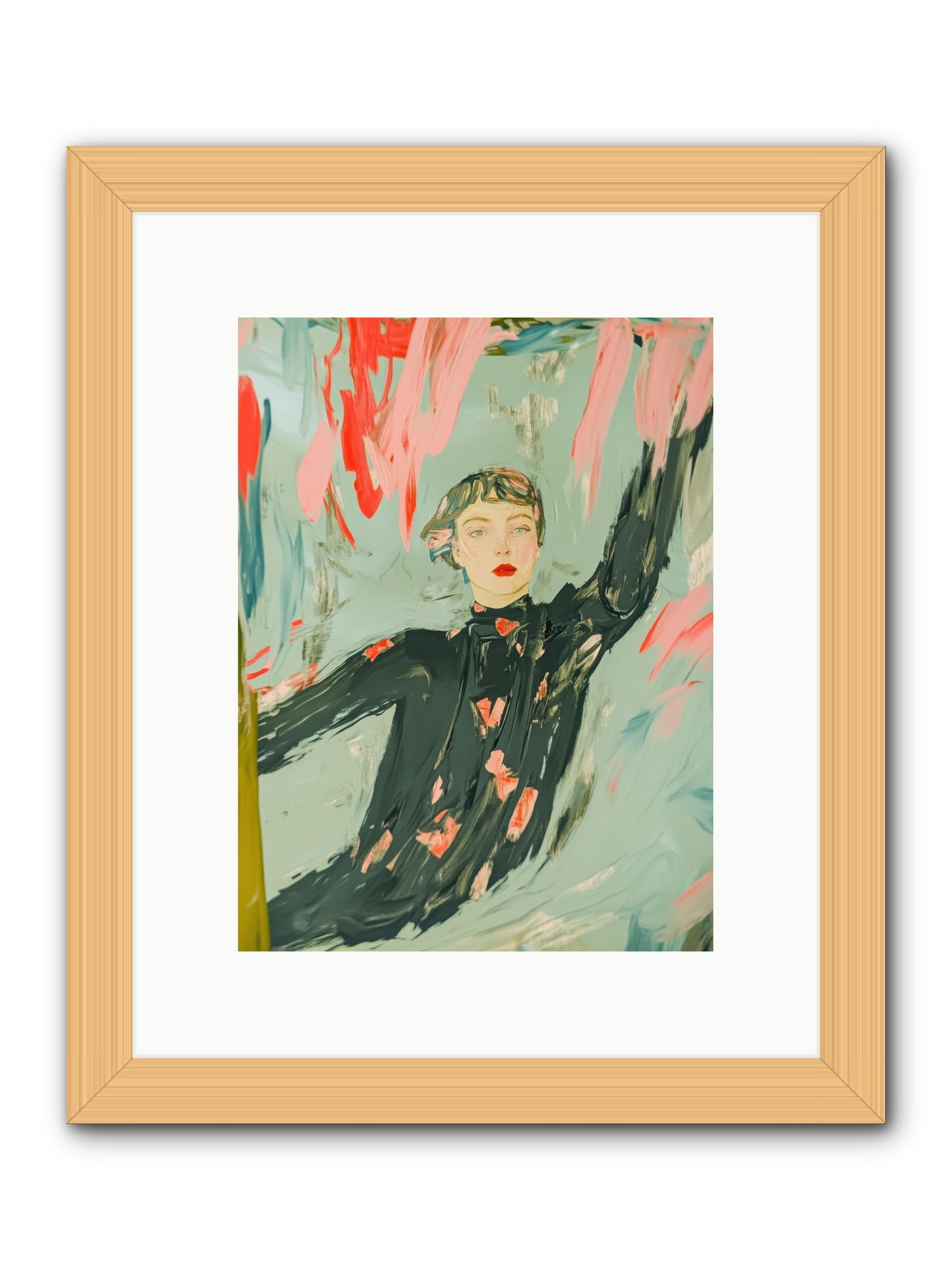 Mind's Quiet Gallery -- Framed Print - Natural 9x12