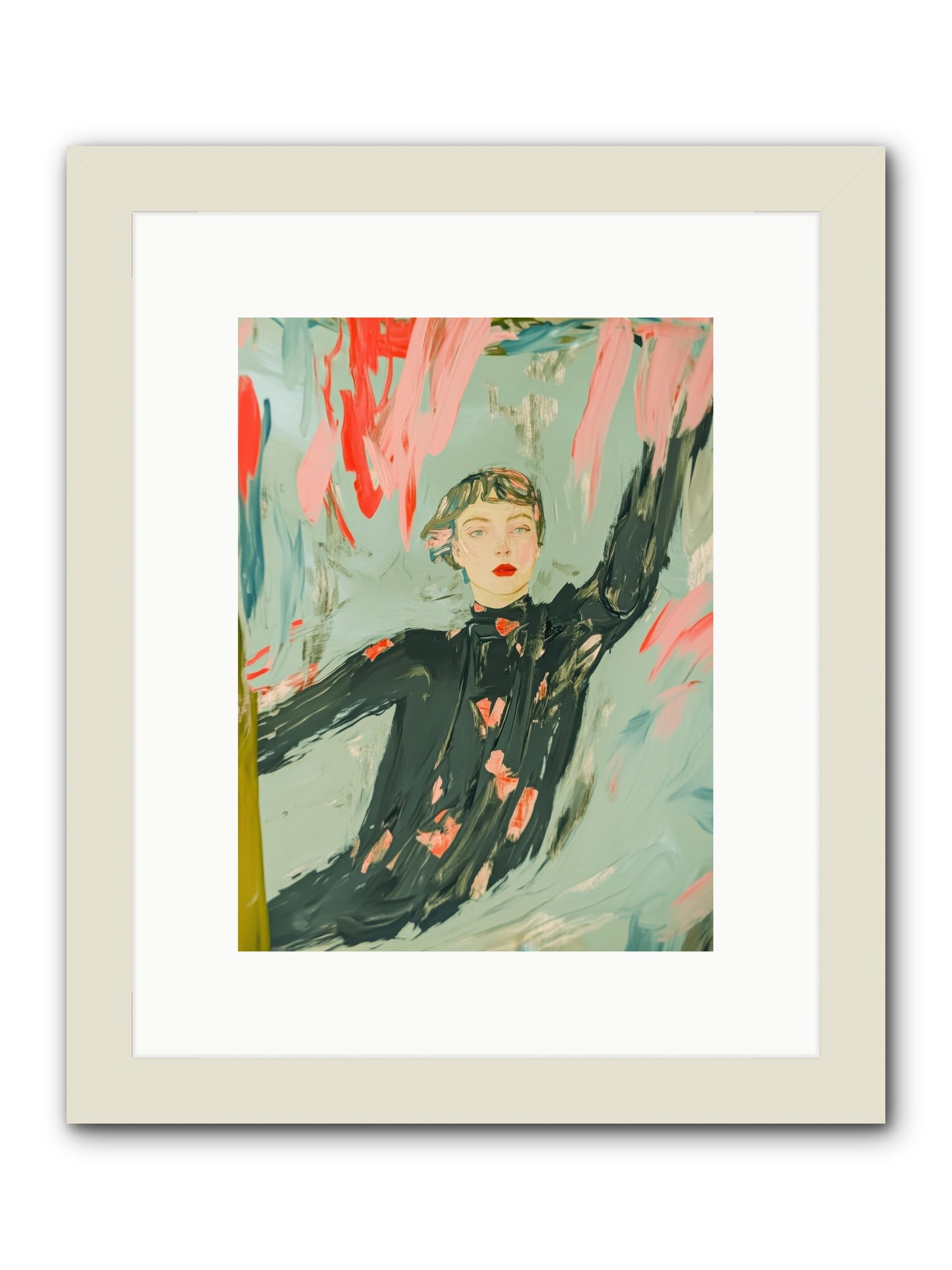Mind's Quiet Gallery -- Framed Print - White 9x12