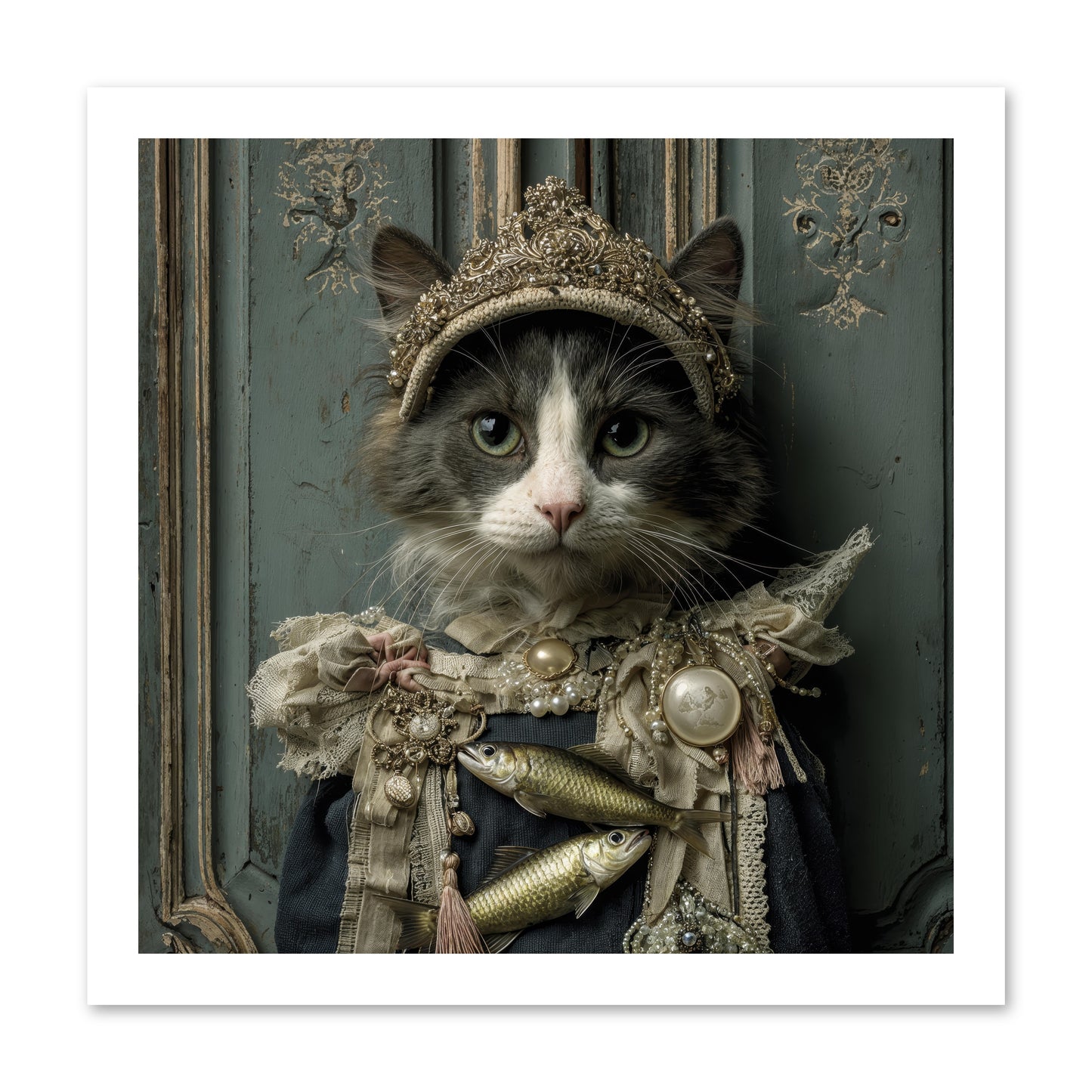 Mint Tea at Number Nine -- Loose Canvas Print 16x16