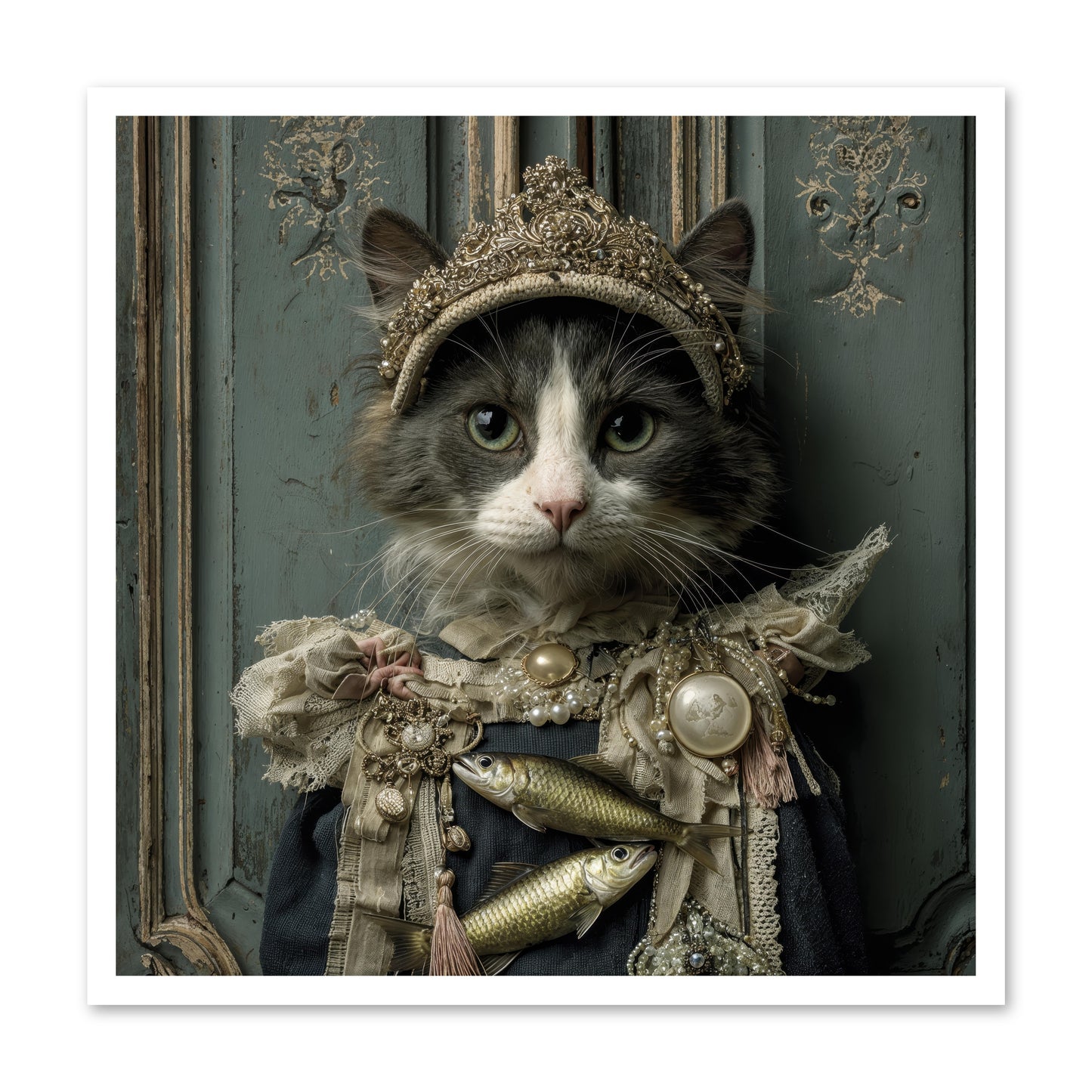Mint Tea at Number Nine -- Loose Canvas Print 30x30