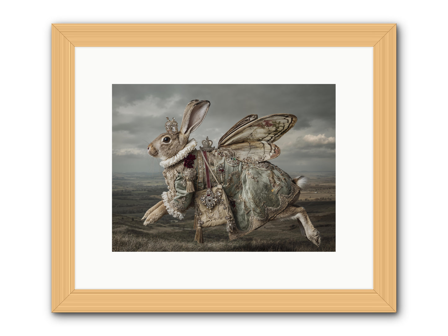 Mintwater Diaries No.1 -- Framed Print - Natural 12x9