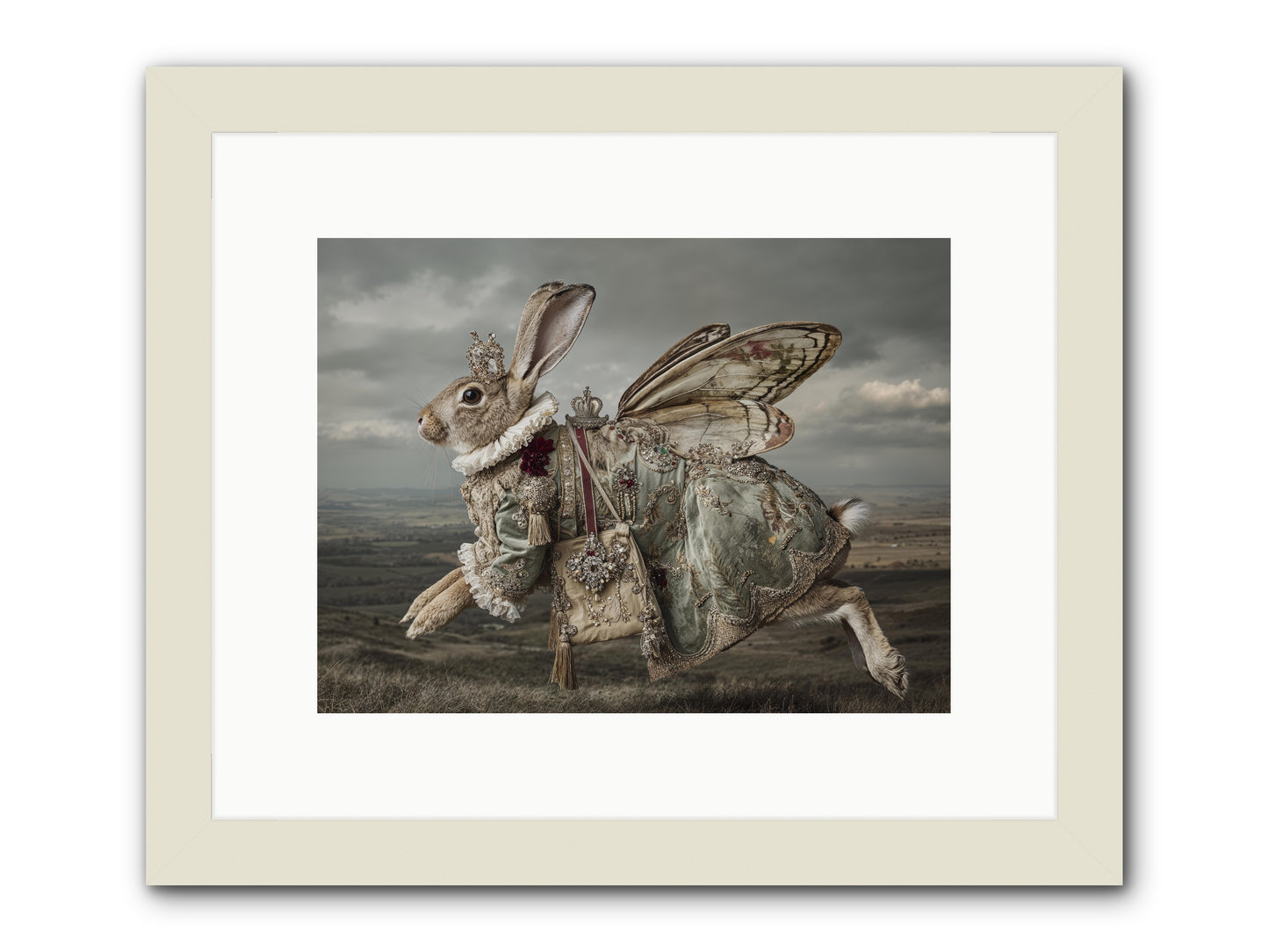 Mintwater Diaries No.1 -- Framed Print - White 12x9