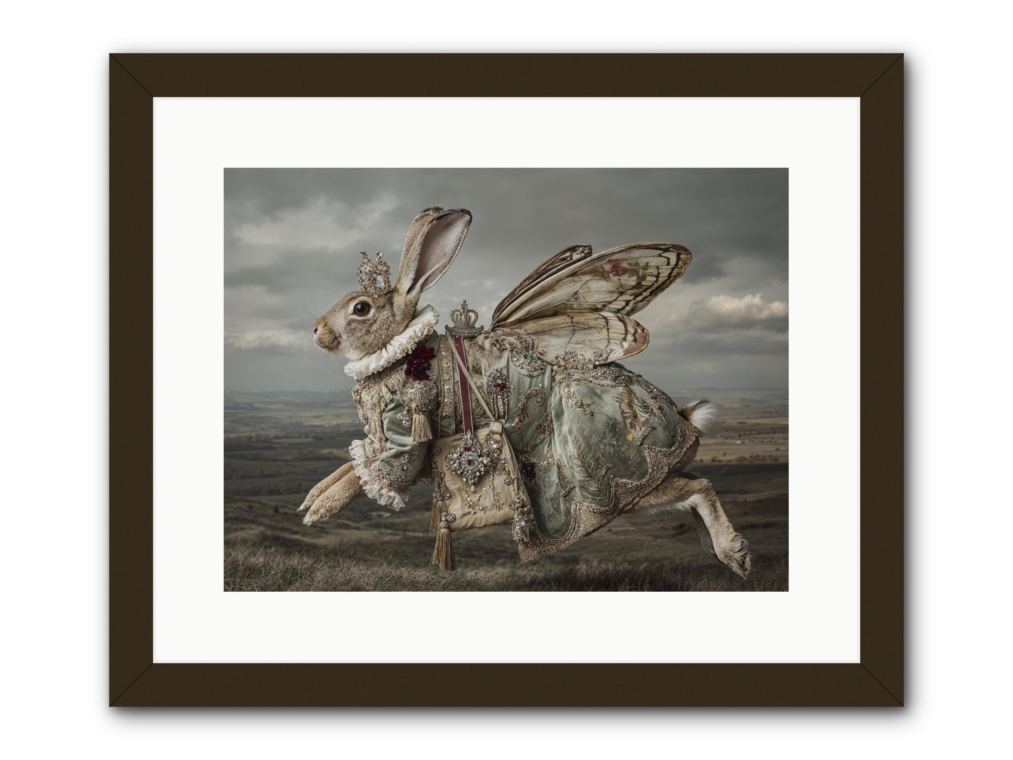 Mintwater Diaries No.1 -- Framed Print - Black 16x12