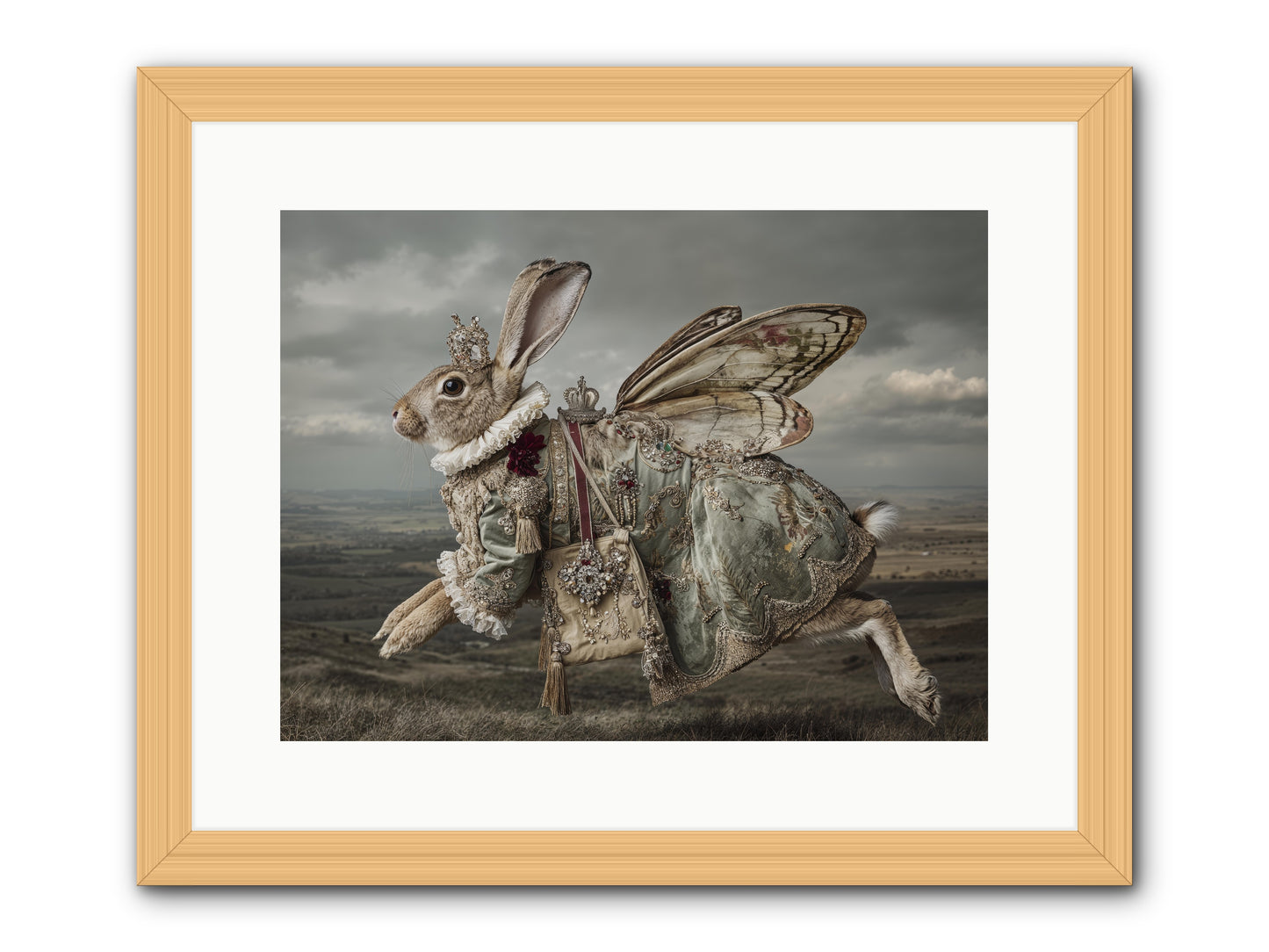 Mintwater Diaries No.1 -- Framed Print - Natural 16x12