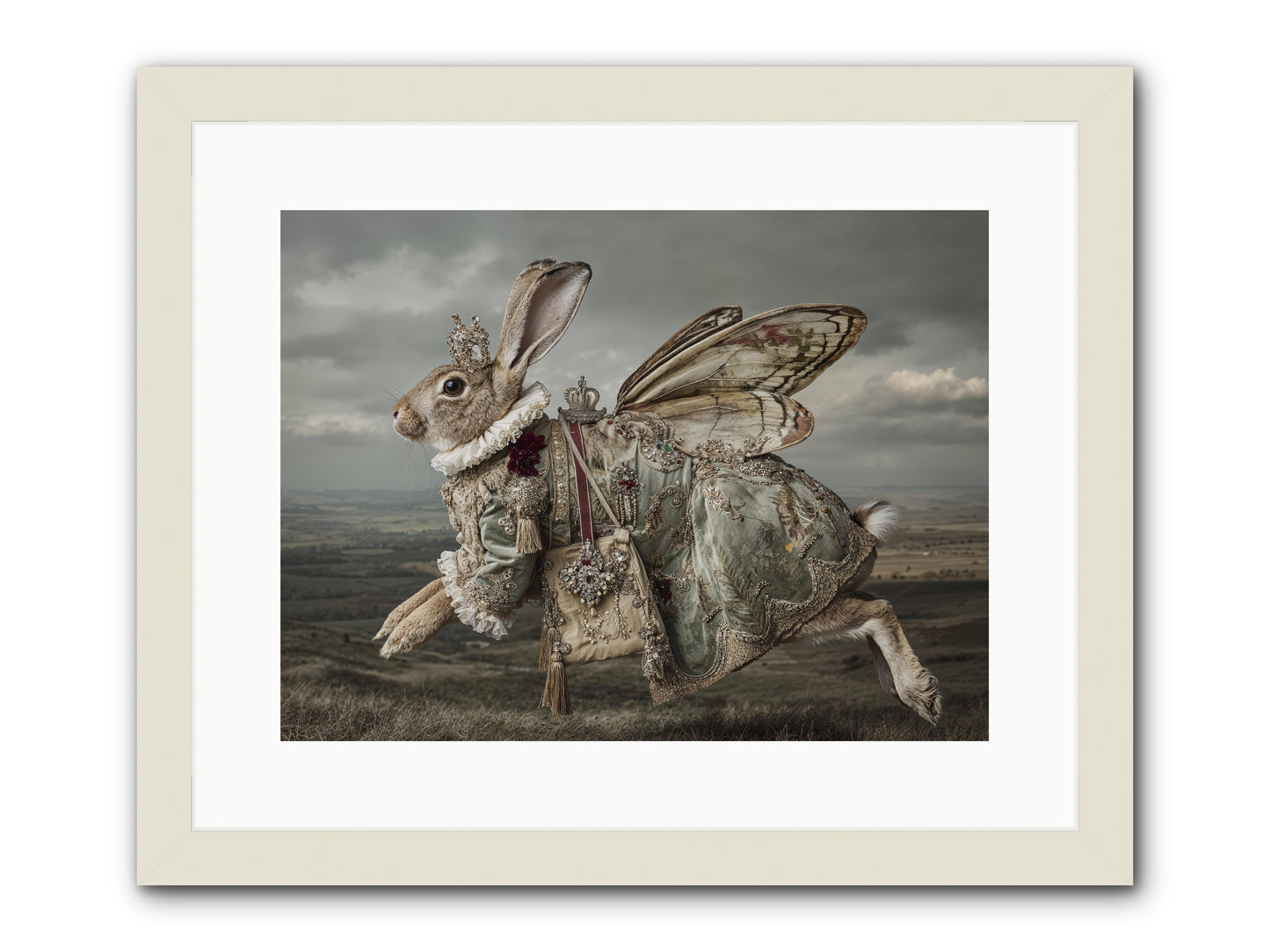 Mintwater Diaries No.1 -- Framed Print - White 16x12