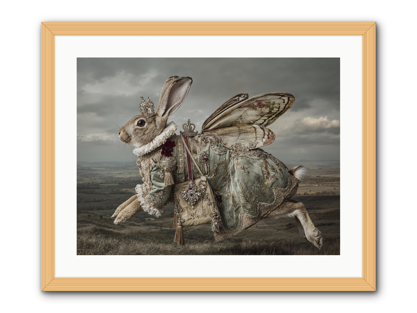 Mintwater Diaries No.1 -- Framed Print - Natural 24x18