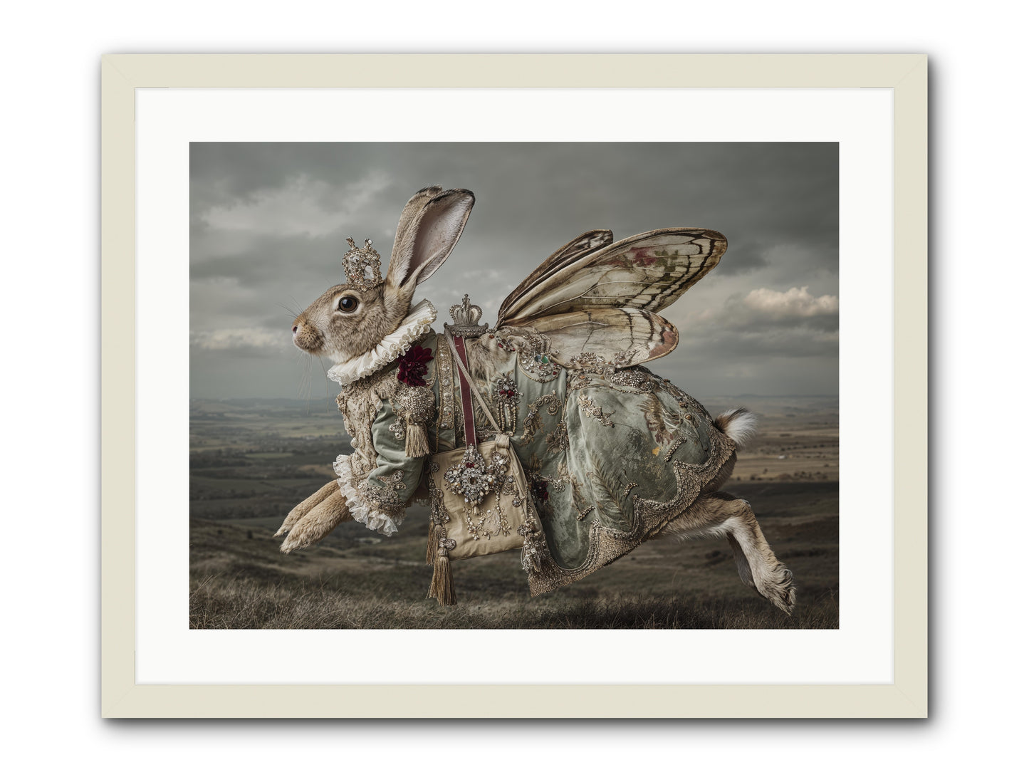 Mintwater Diaries No.1 -- Framed Print - White 24x18