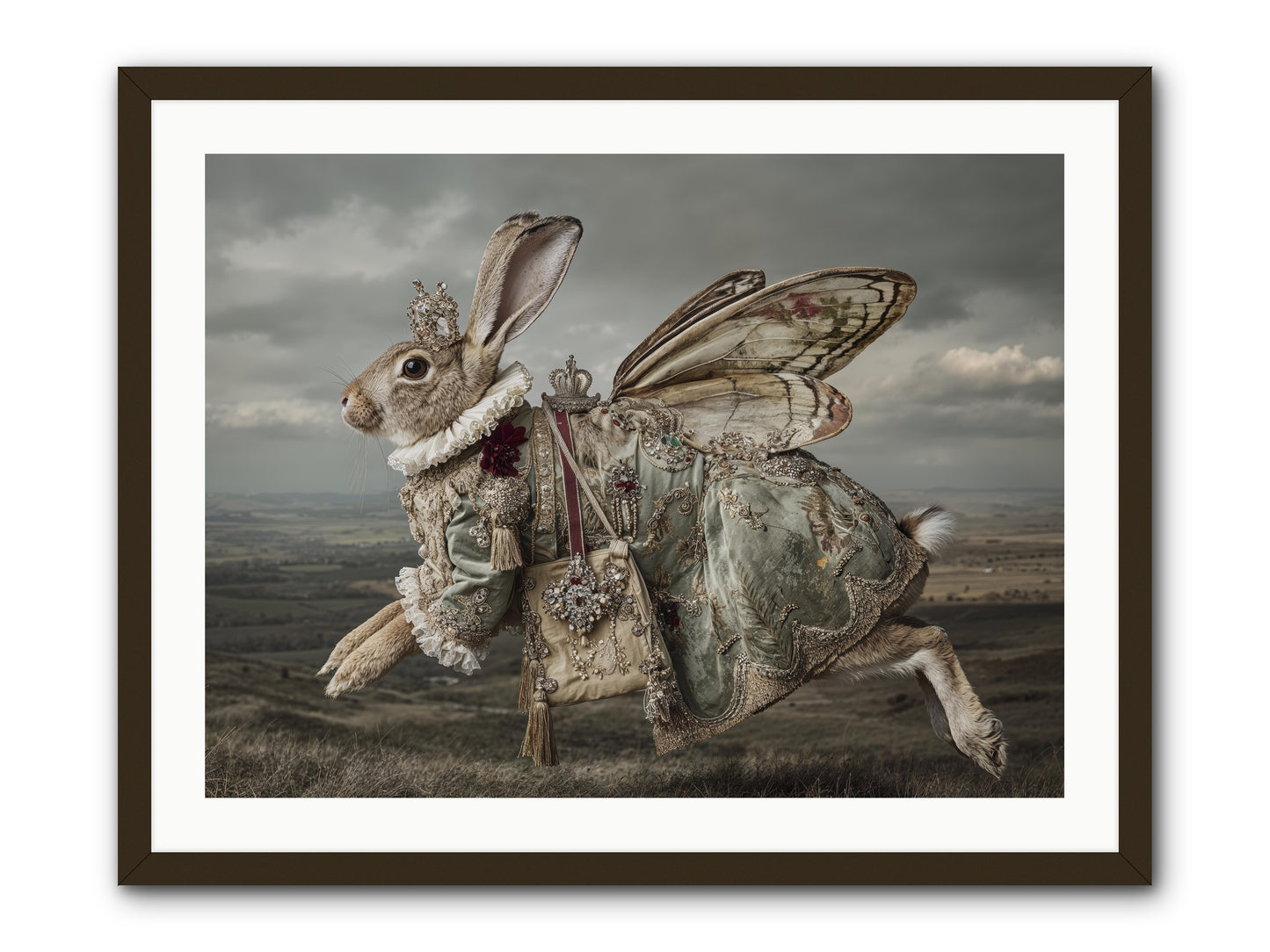 Mintwater Diaries No.1 -- Framed Print - Black 32x24