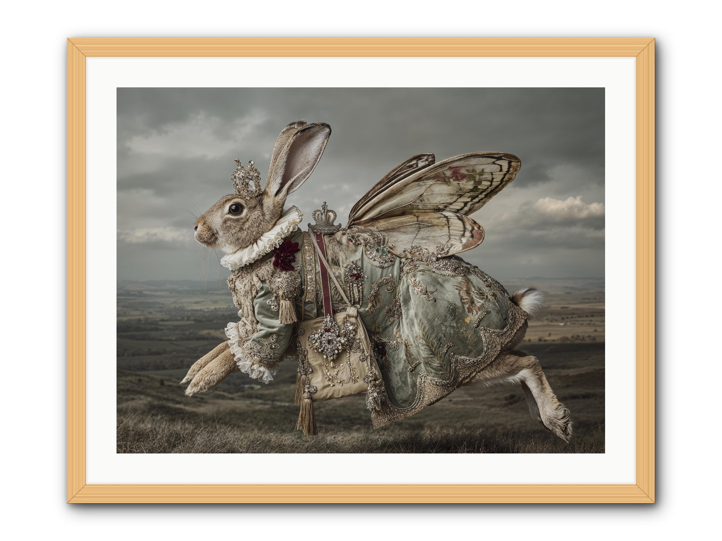 Mintwater Diaries No.1 -- Framed Print - Natural 32x24