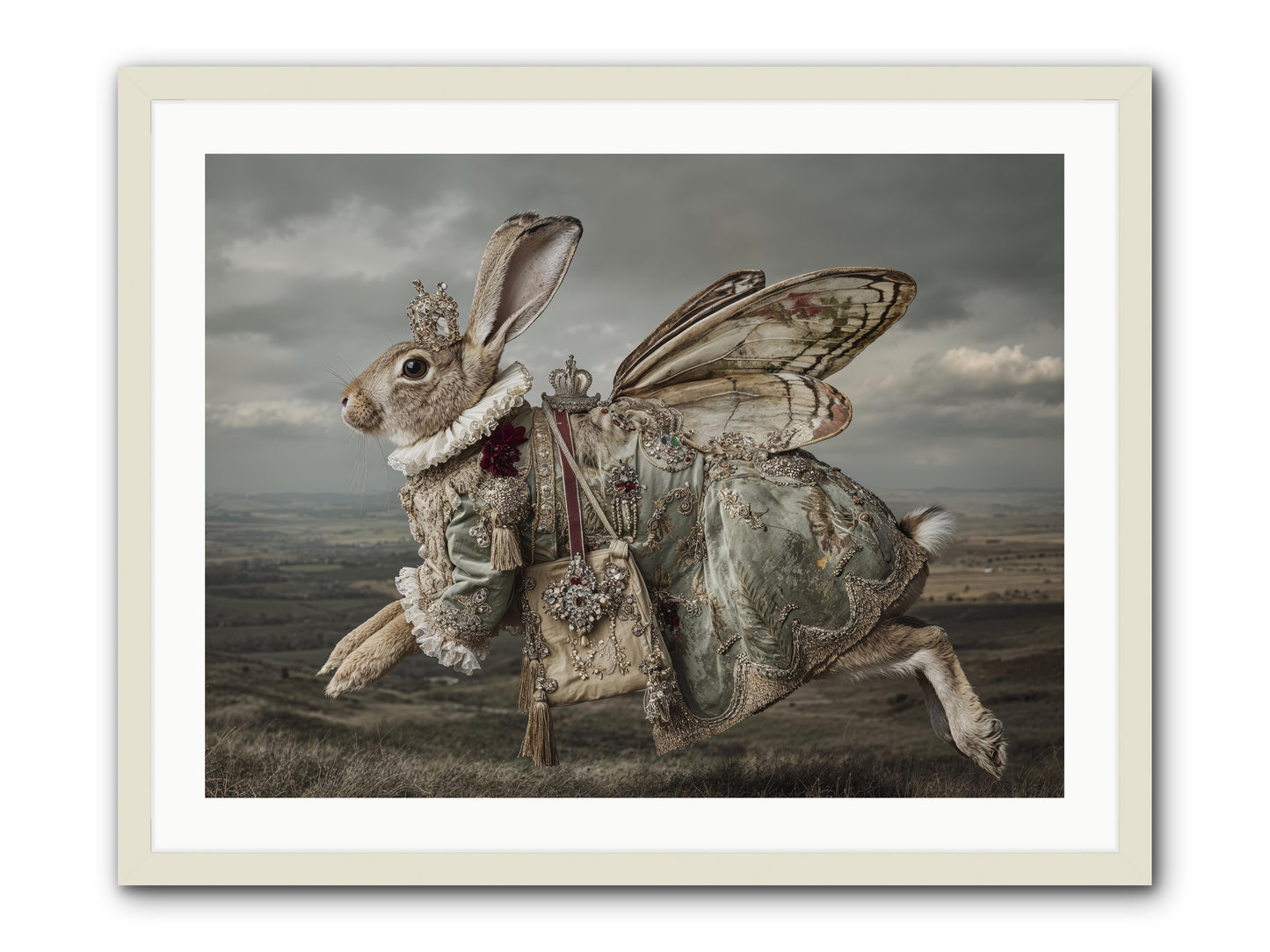 Mintwater Diaries No.1 -- Framed Print - White 32x24