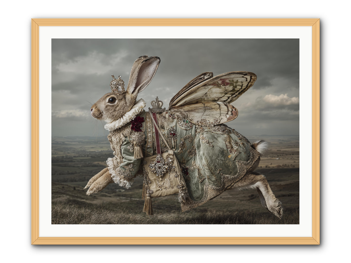 Mintwater Diaries No.1 -- Framed Print - Natural 40x30
