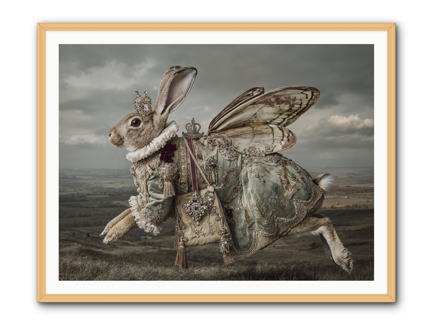Mintwater Diaries No.1 -- Framed Print - Natural 48x36