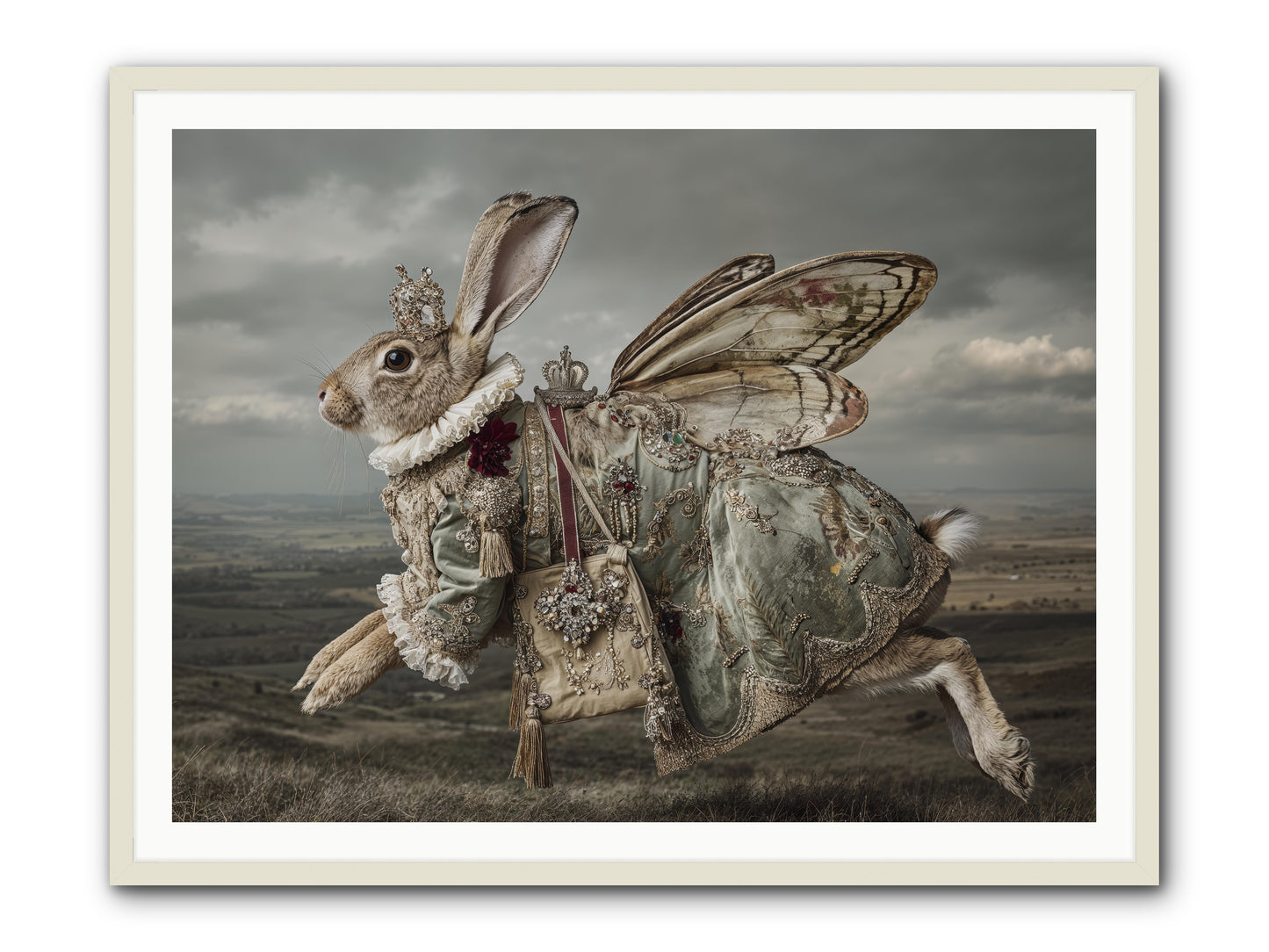 Mintwater Diaries No.1 -- Framed Print - White 48x36