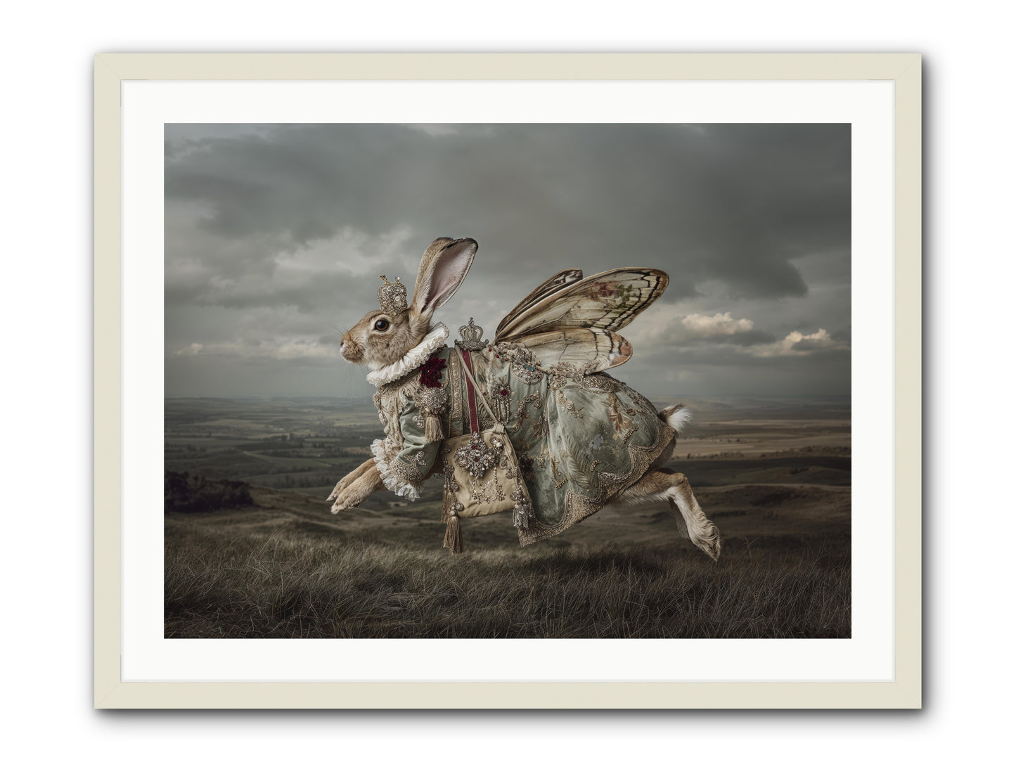 Mintwater Diaries No.2  -- Framed Print - White 32x24